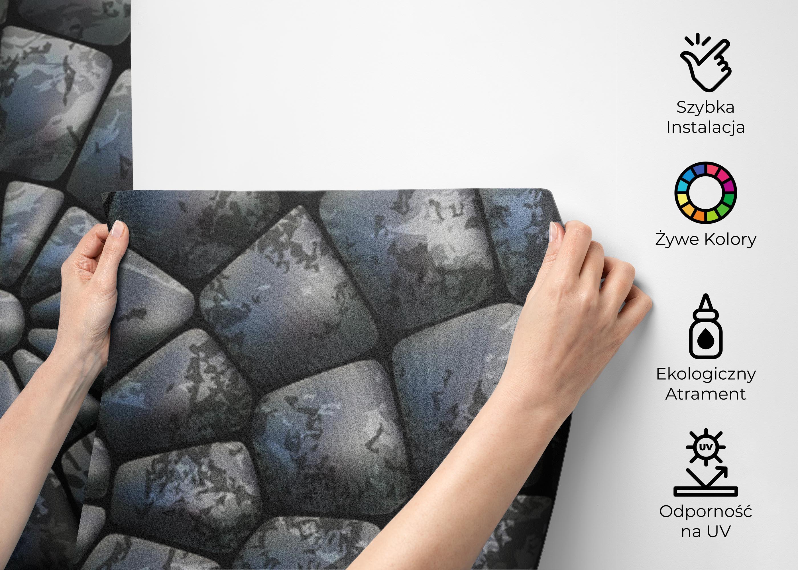 Fototapeta Rock 3d Spiral mockup 2