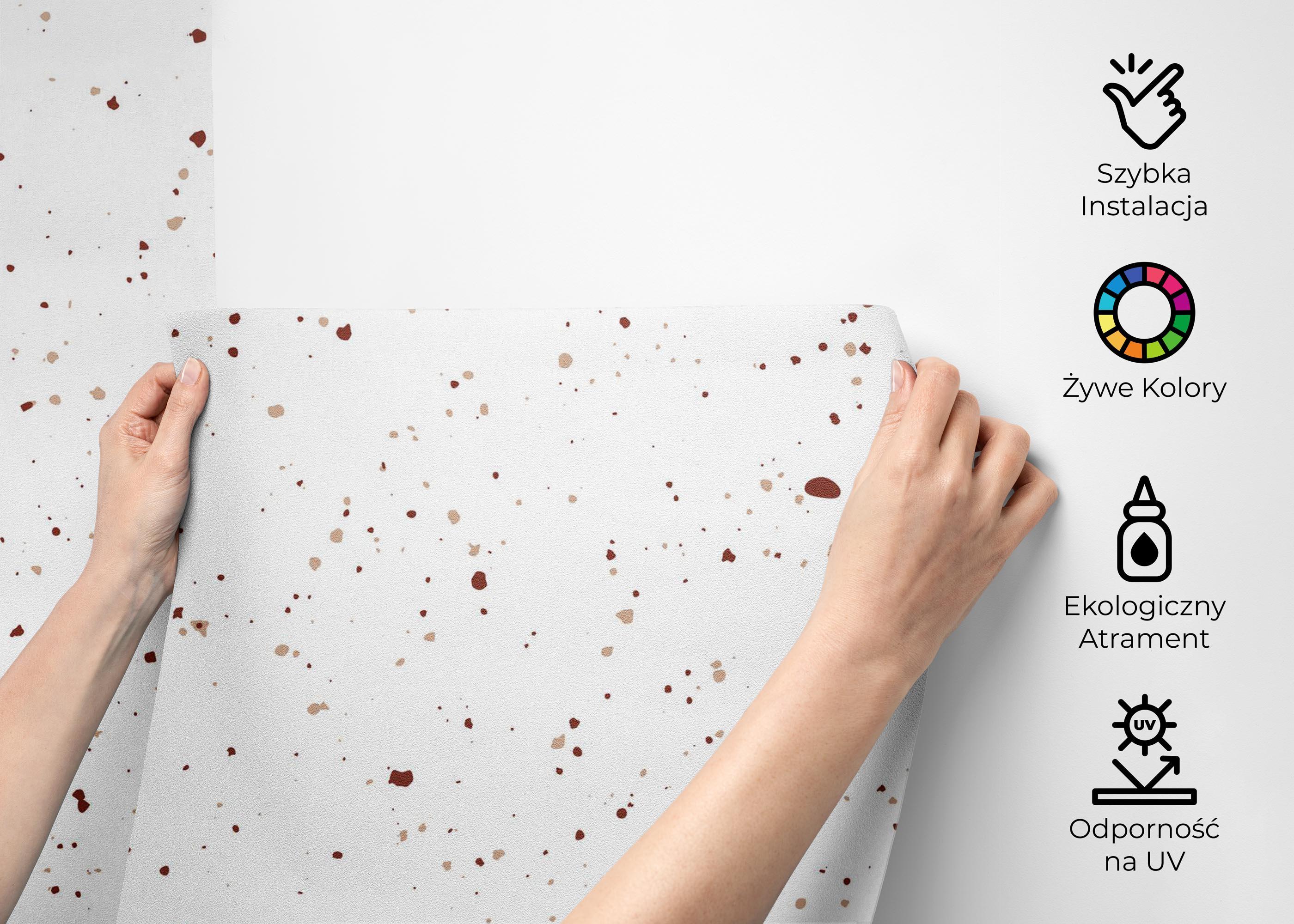 Fototapeta Small Pebbles Wall mockup 2