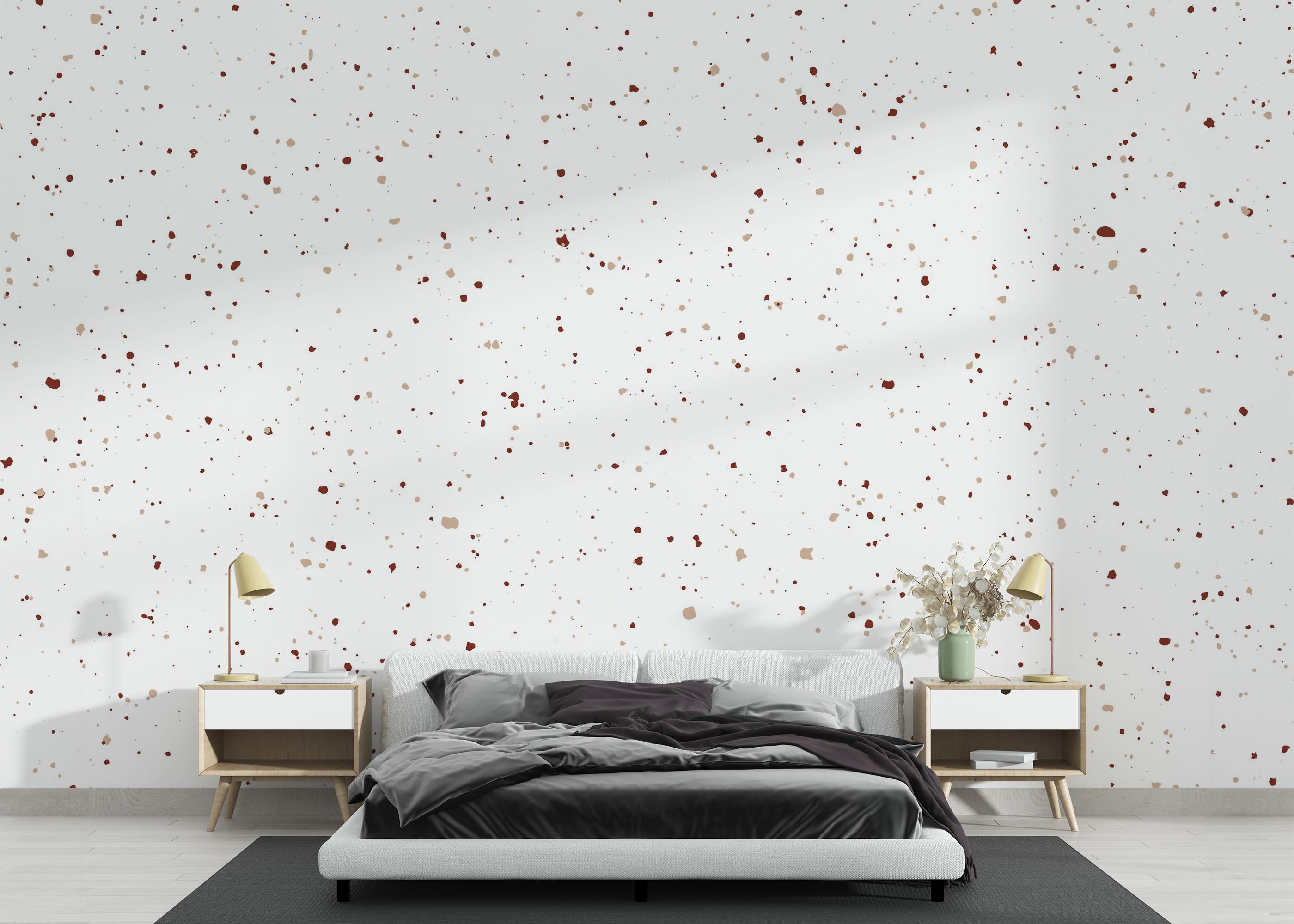 Fototapeta Small Pebbles Wall mockup 3