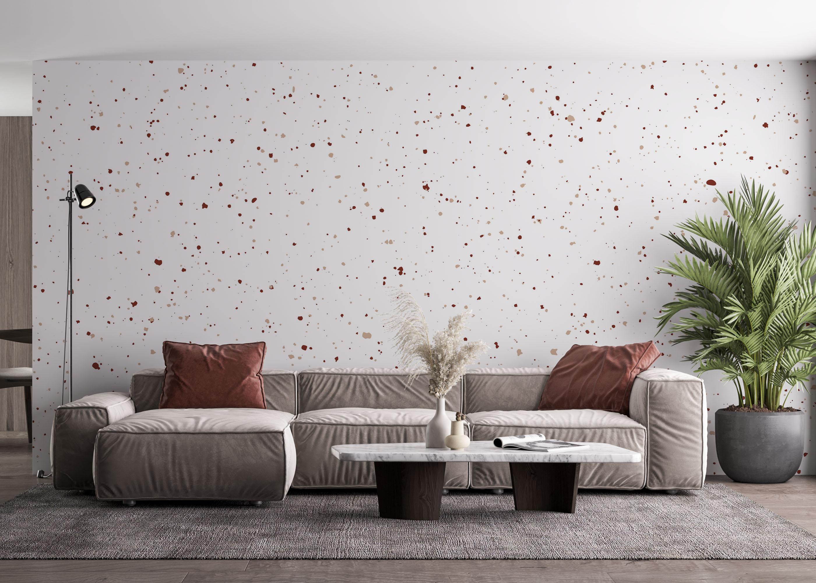 Fototapeta Small Pebbles Wall mockup 4