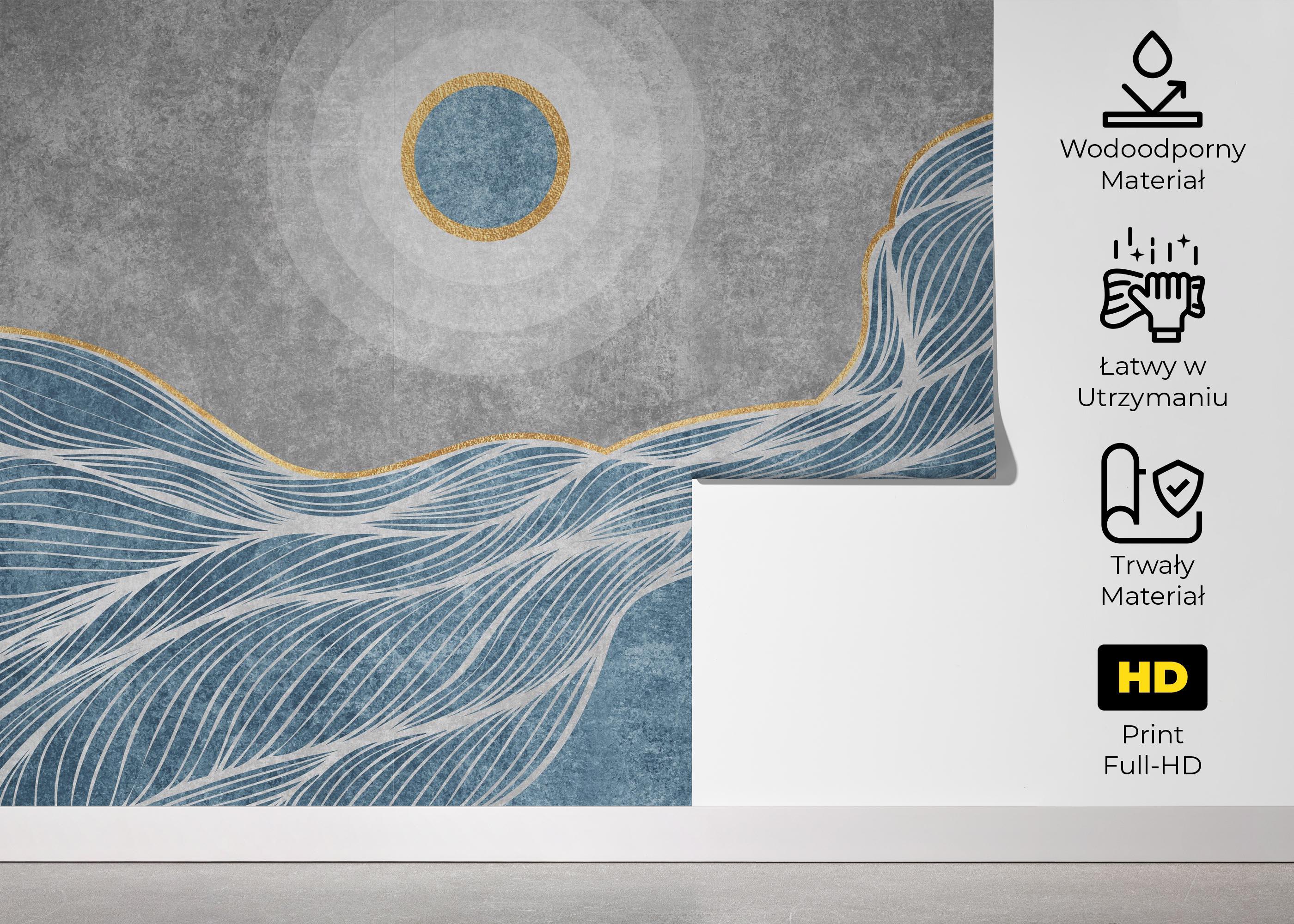 Fototapeta Wavy Stone mockup 5