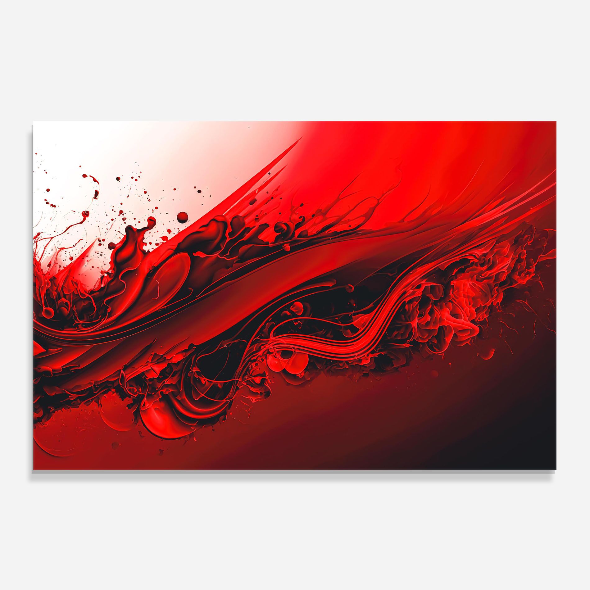 Smooth Red Color mockup 0