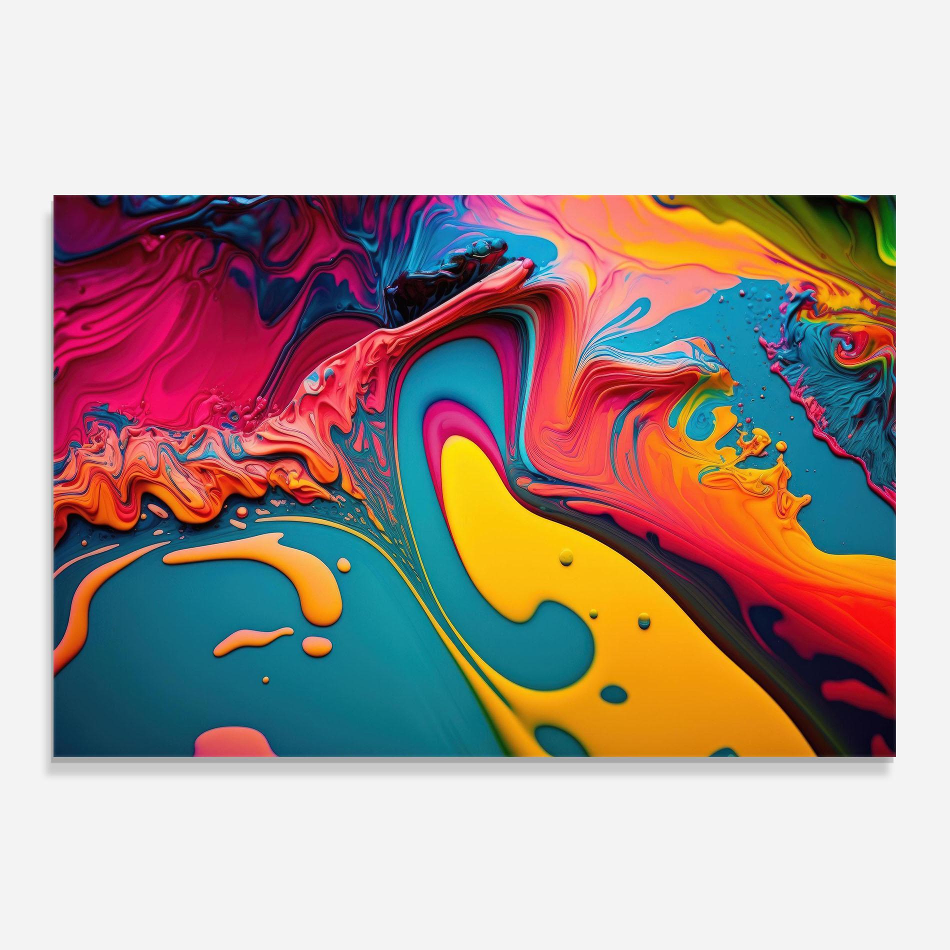 Panel Szklany do Kuchni Acrylic Close Up mockup 0