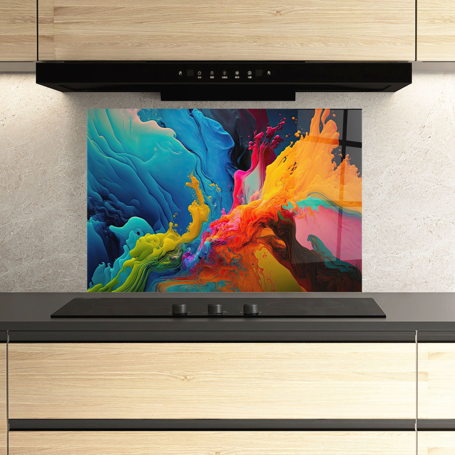 Color Floating mockup 3