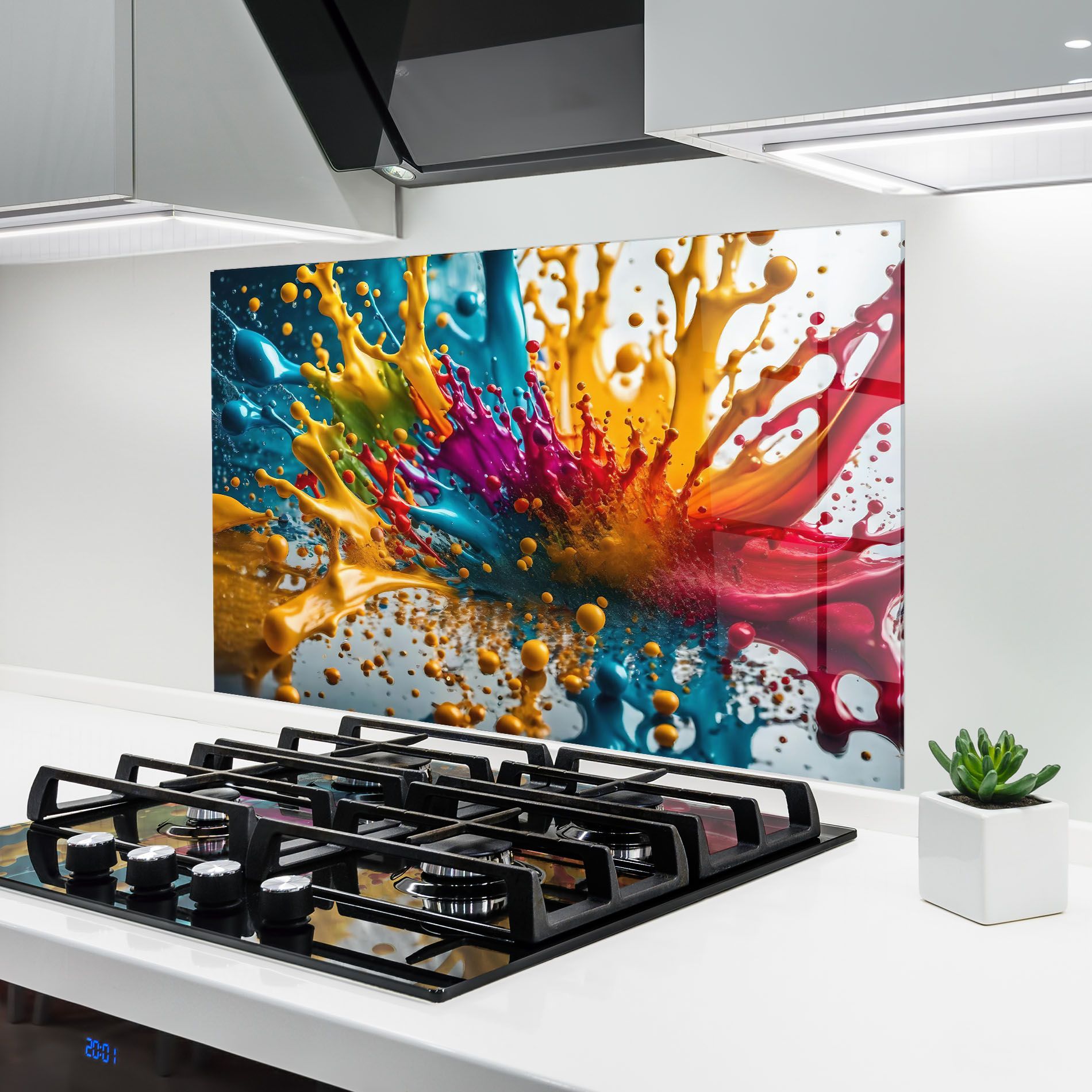 Colorful Water Splash mockup 6