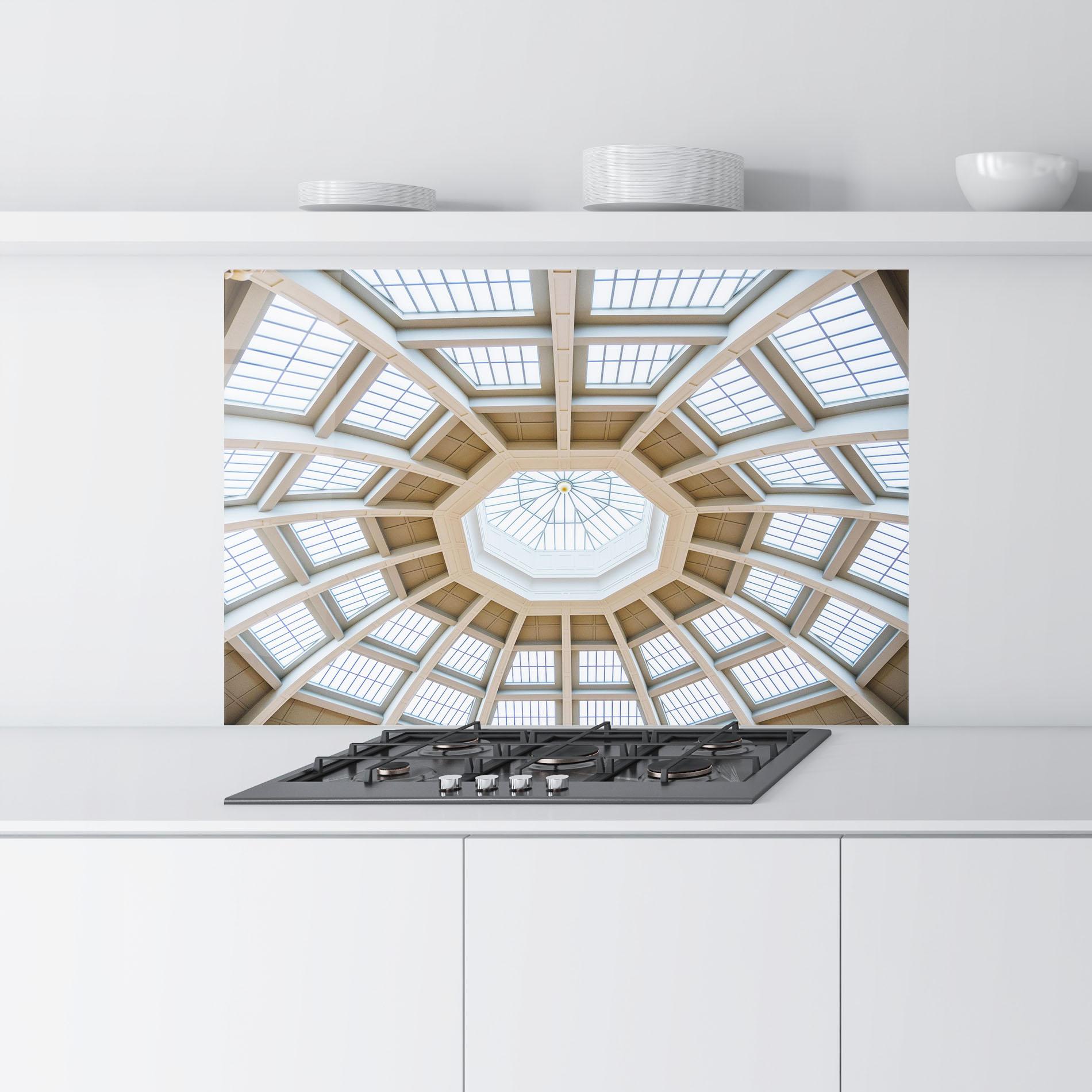 Panel Szklany do Kuchni Ceiling Dome mockup 9