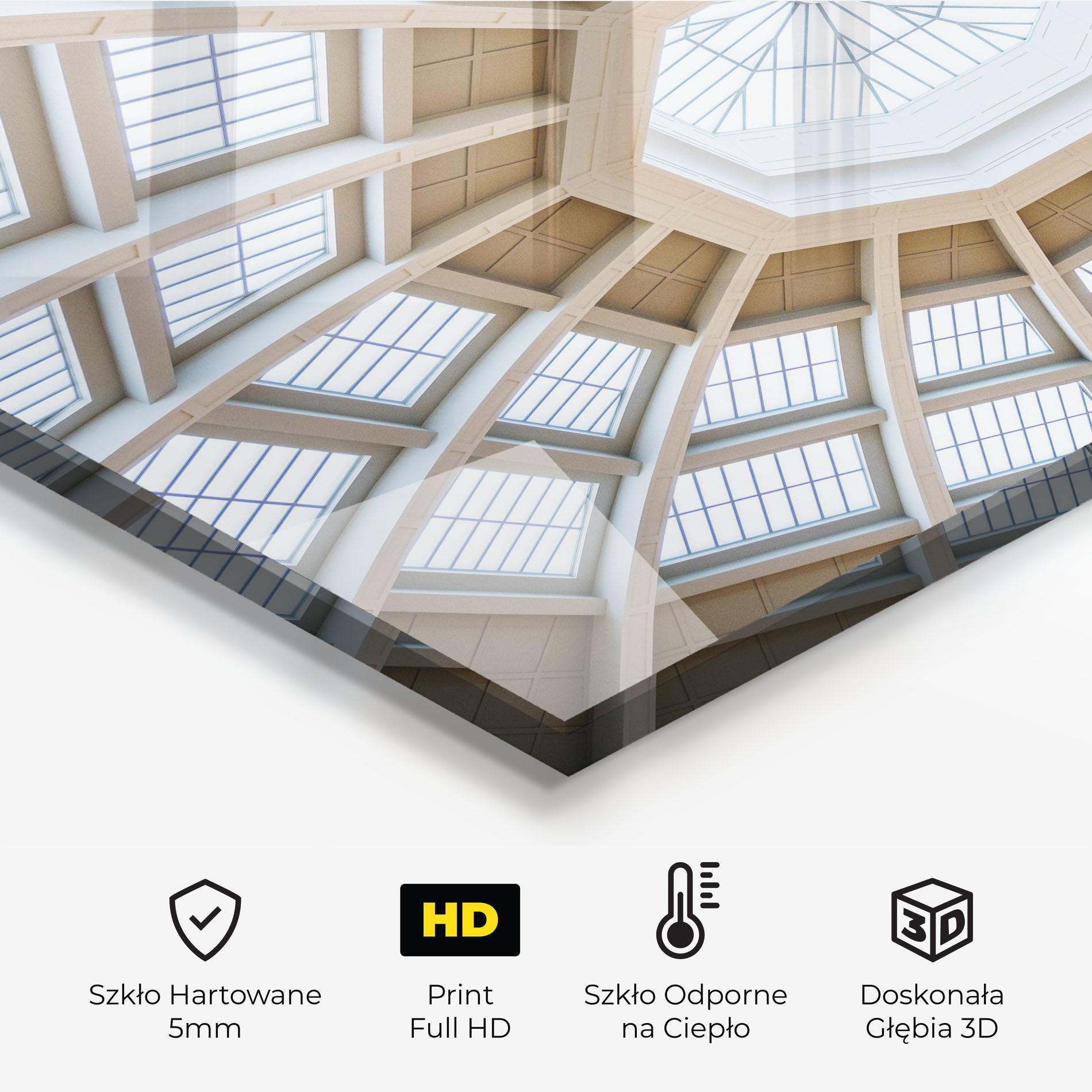 Panel Szklany do Kuchni Ceiling Dome mockup 2