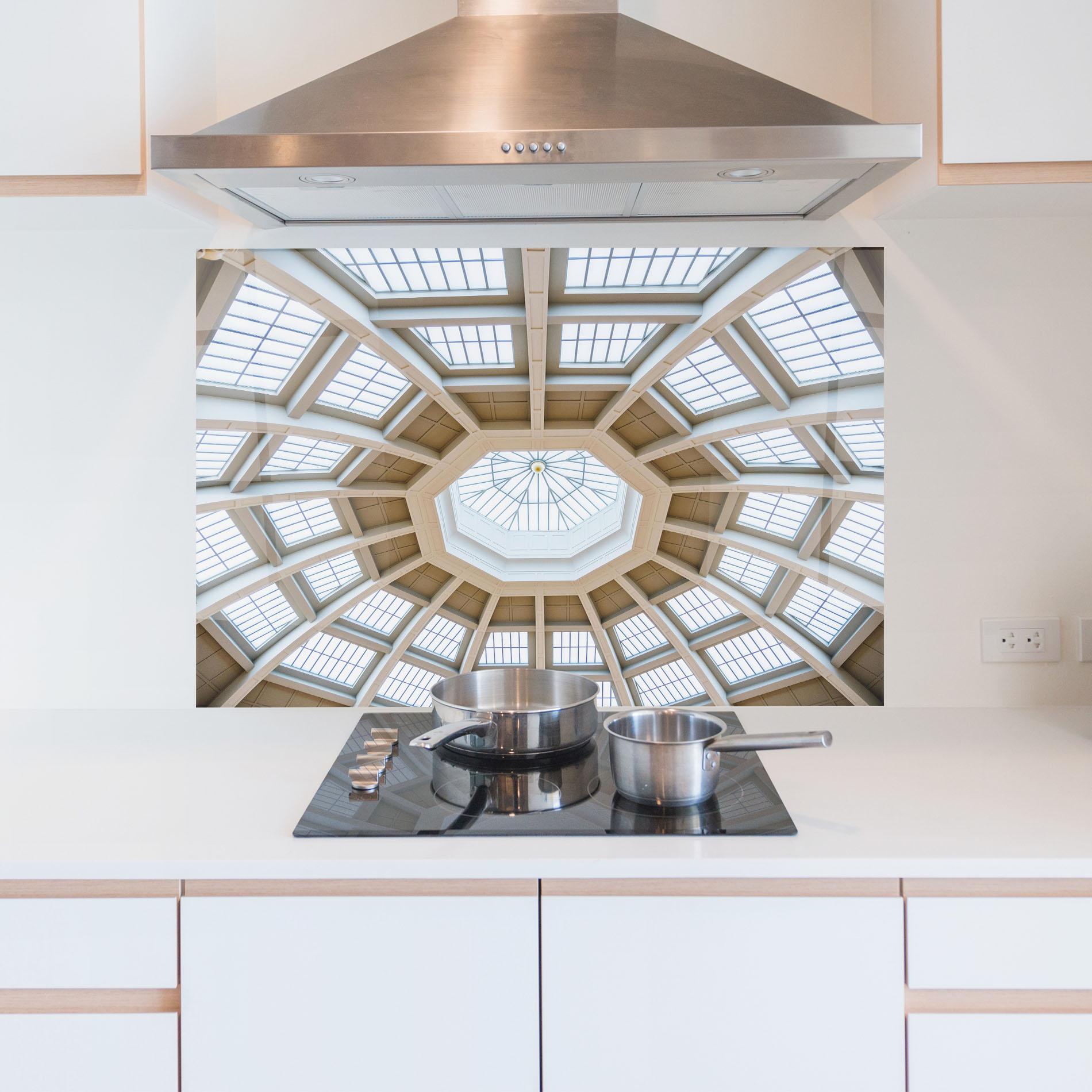 Panel Szklany do Kuchni Ceiling Dome mockup 5