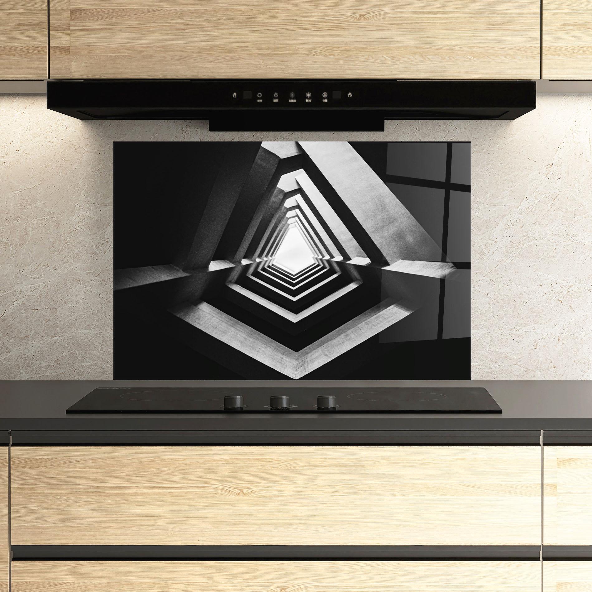 Panel Szklany do Kuchni Dark Shadow mockup 3