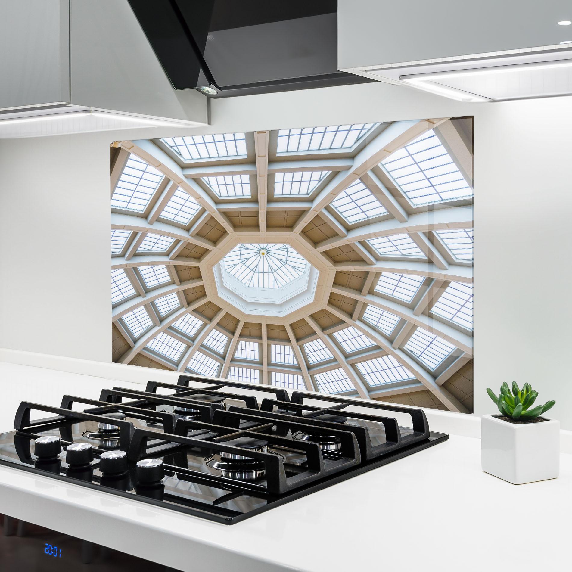 Panel Szklany do Kuchni Ceiling Dome mockup 6
