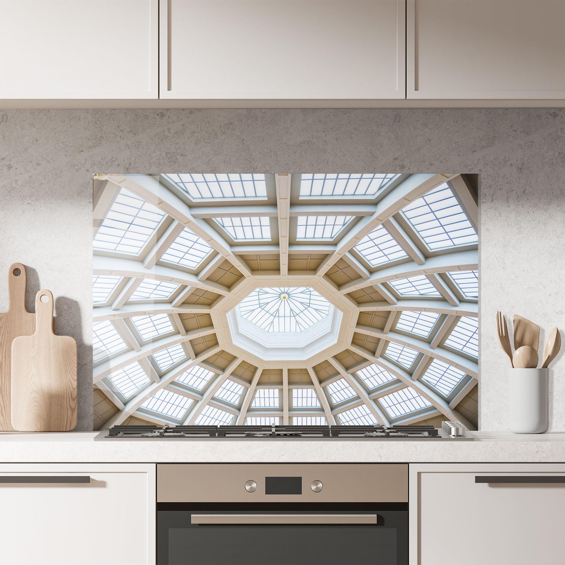 Panel Szklany do Kuchni Ceiling Dome mockup 7