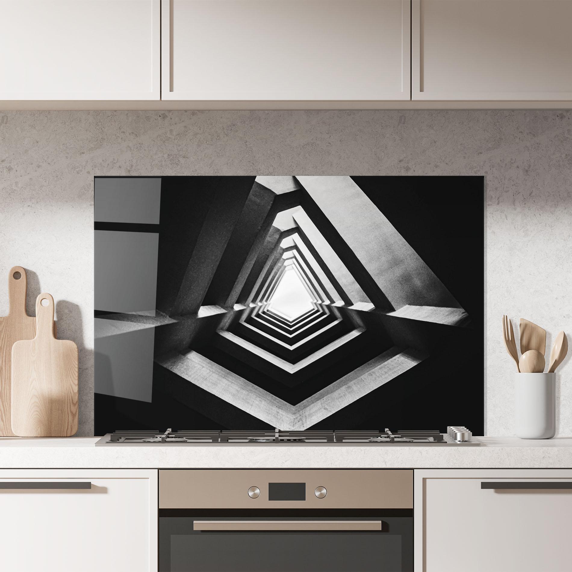 Panel Szklany do Kuchni Dark Shadow mockup 7