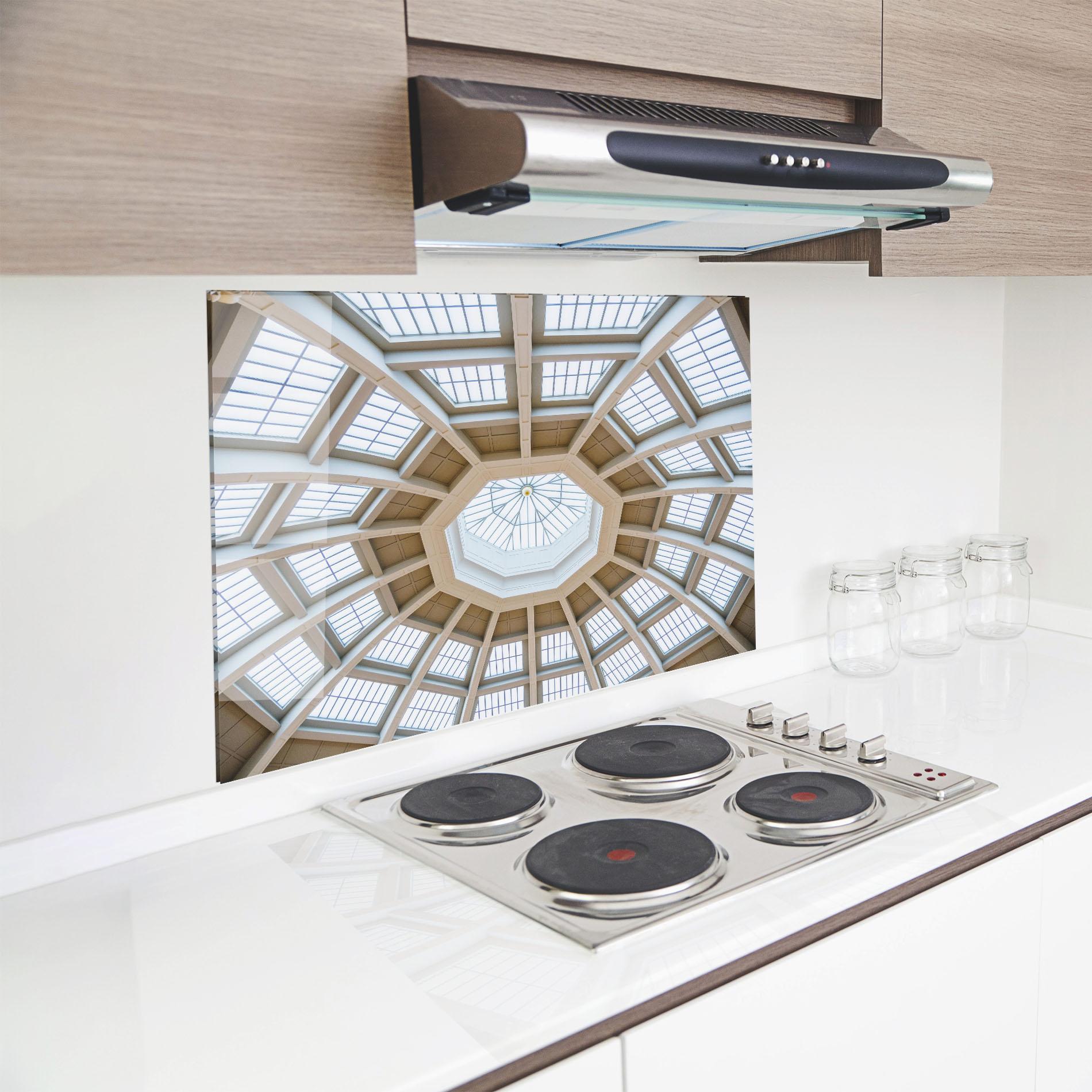 Panel Szklany do Kuchni Ceiling Dome mockup 8