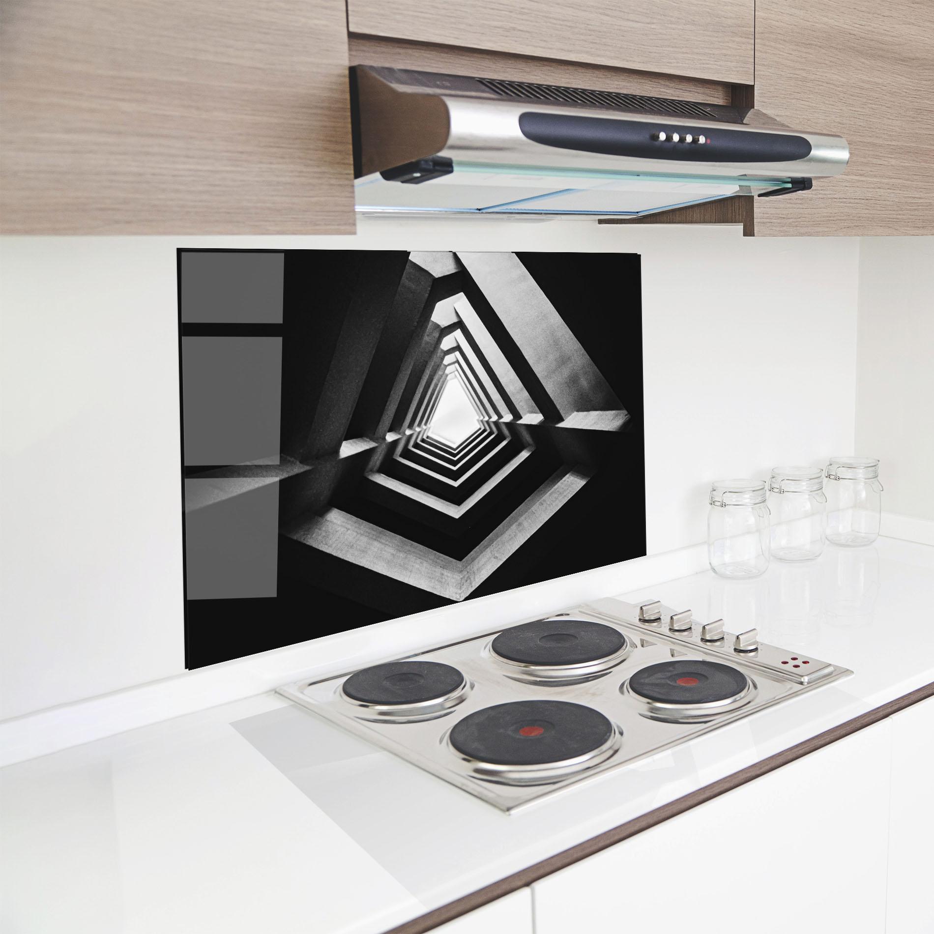 Panel Szklany do Kuchni Dark Shadow mockup 8