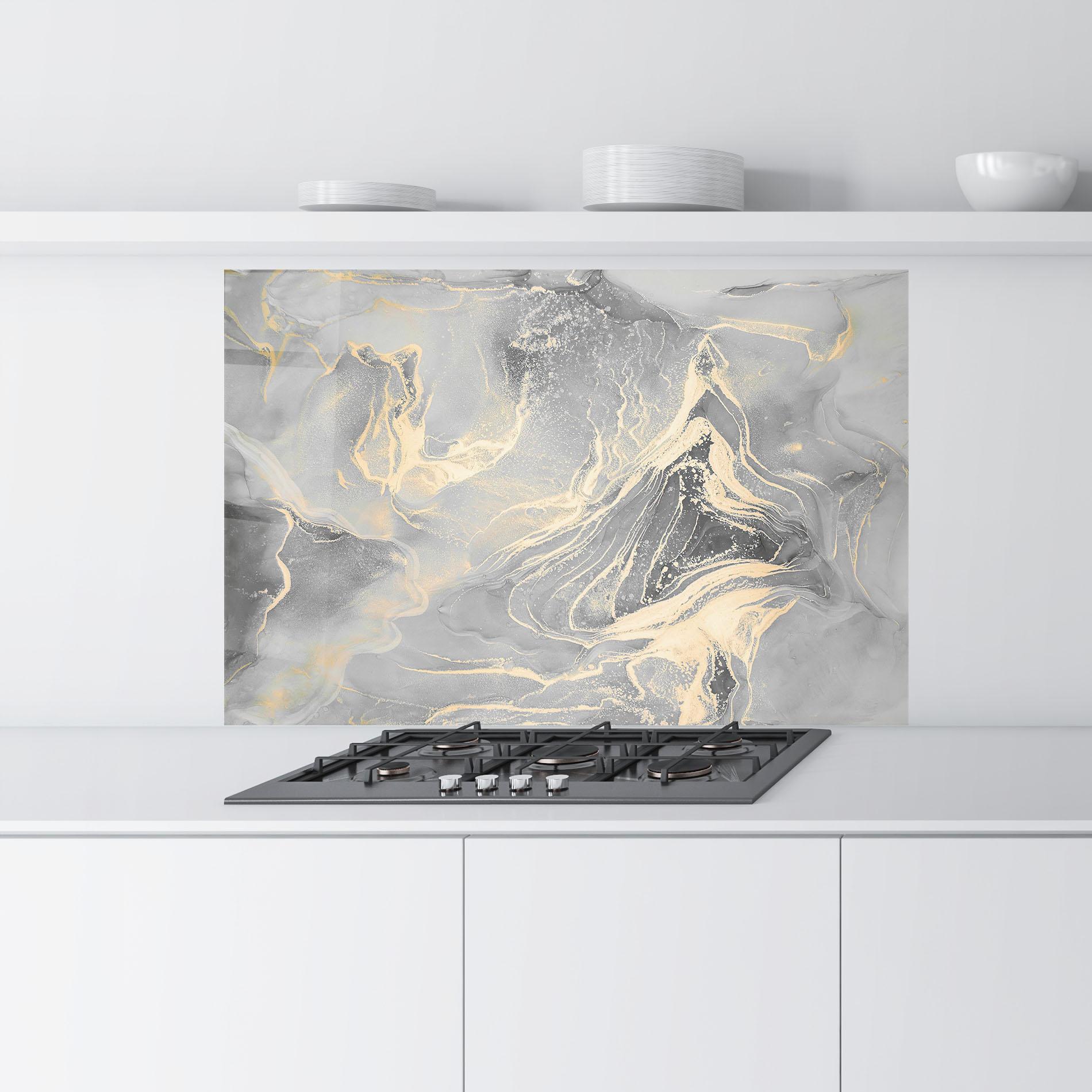 Panel Szklany do Kuchni Abstract Illusion mockup 9