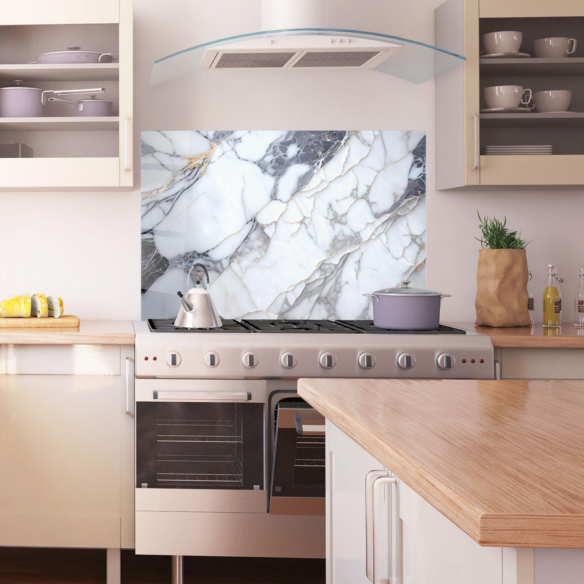 Panel Szklany do Kuchni Marble Glass mockup 1