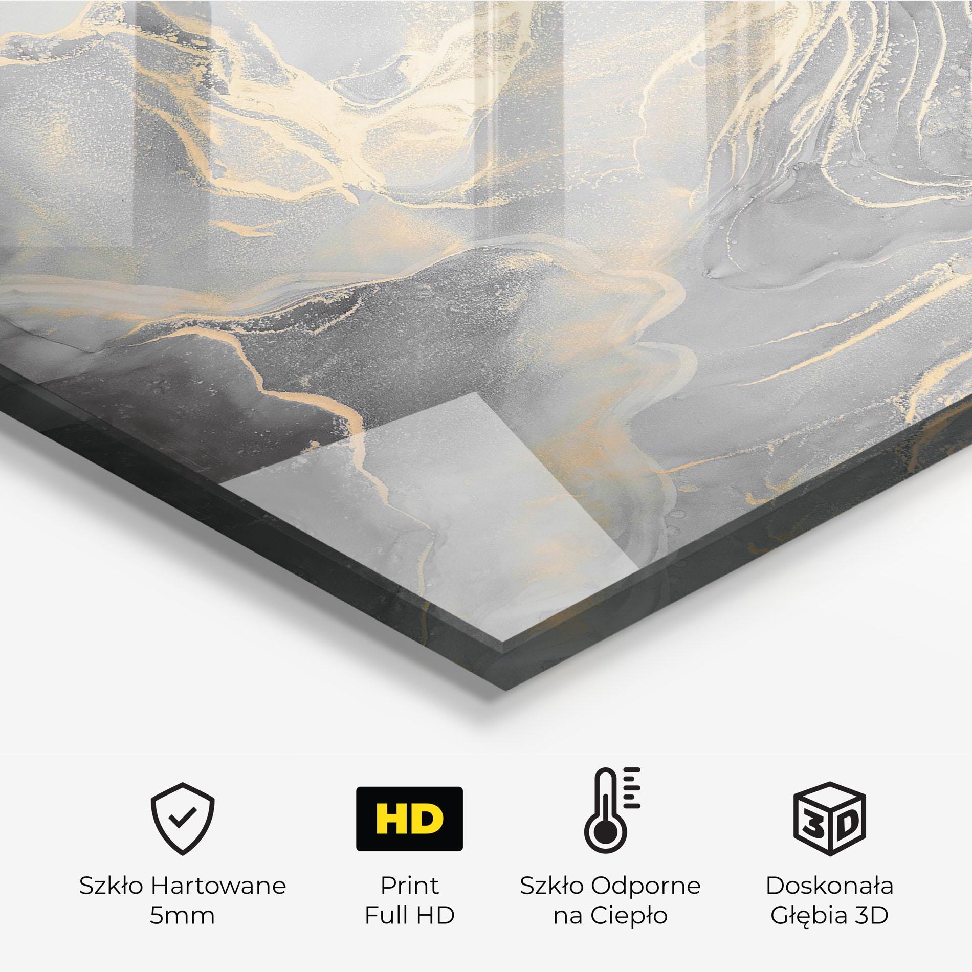 Panel Szklany do Kuchni Abstract Illusion mockup 2