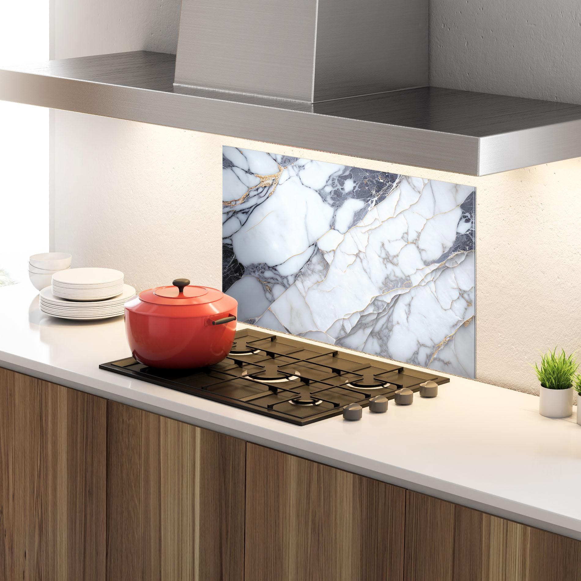 Panel Szklany do Kuchni Marble Glass mockup 4