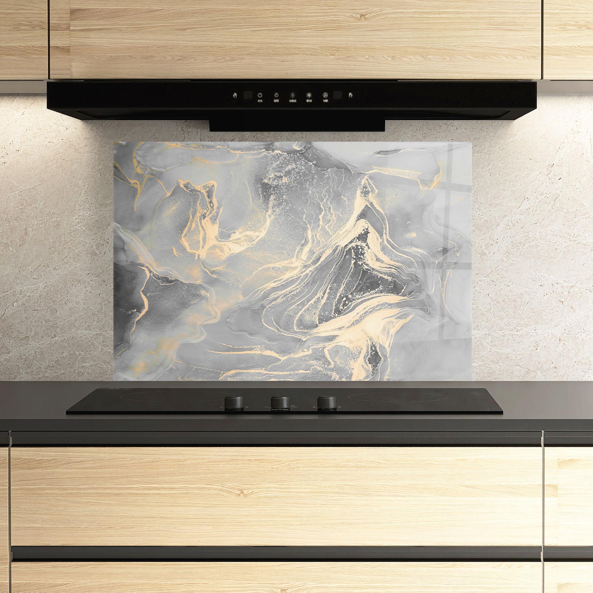 Panel Szklany do Kuchni Abstract Illusion mockup 3