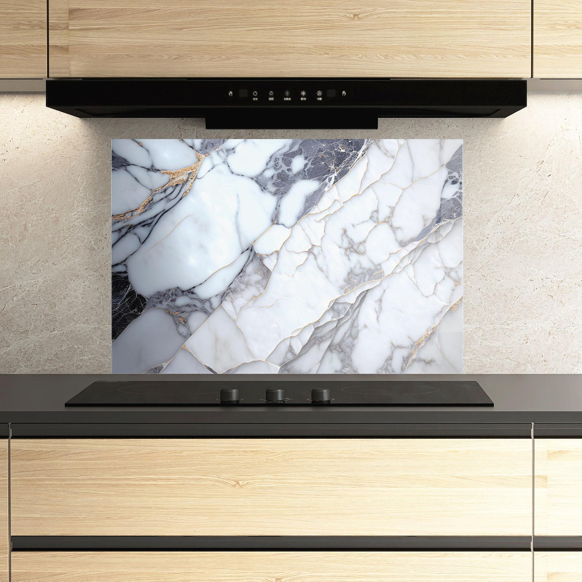 Panel Szklany do Kuchni Marble Glass mockup 3