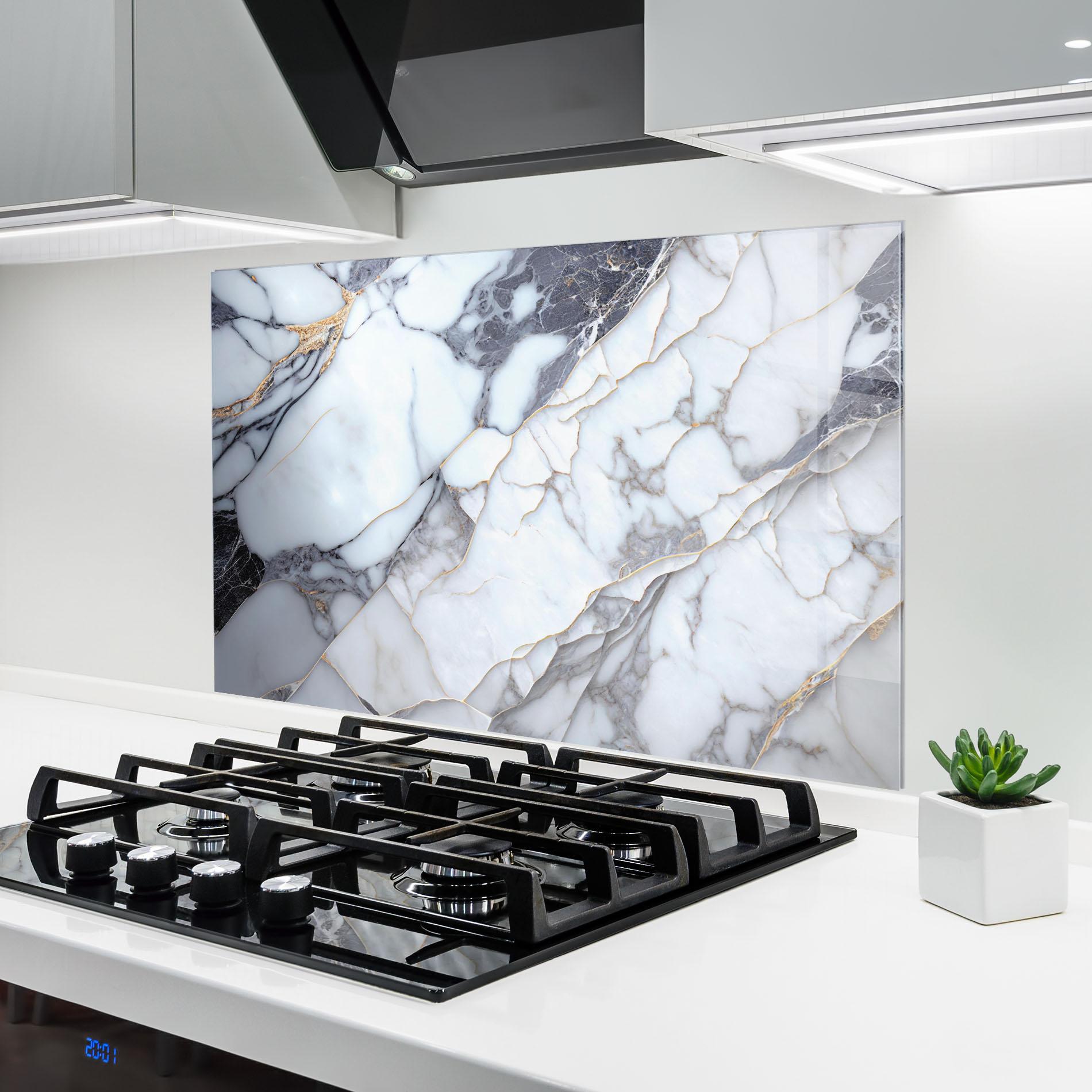 Panel Szklany do Kuchni Marble Glass mockup 6