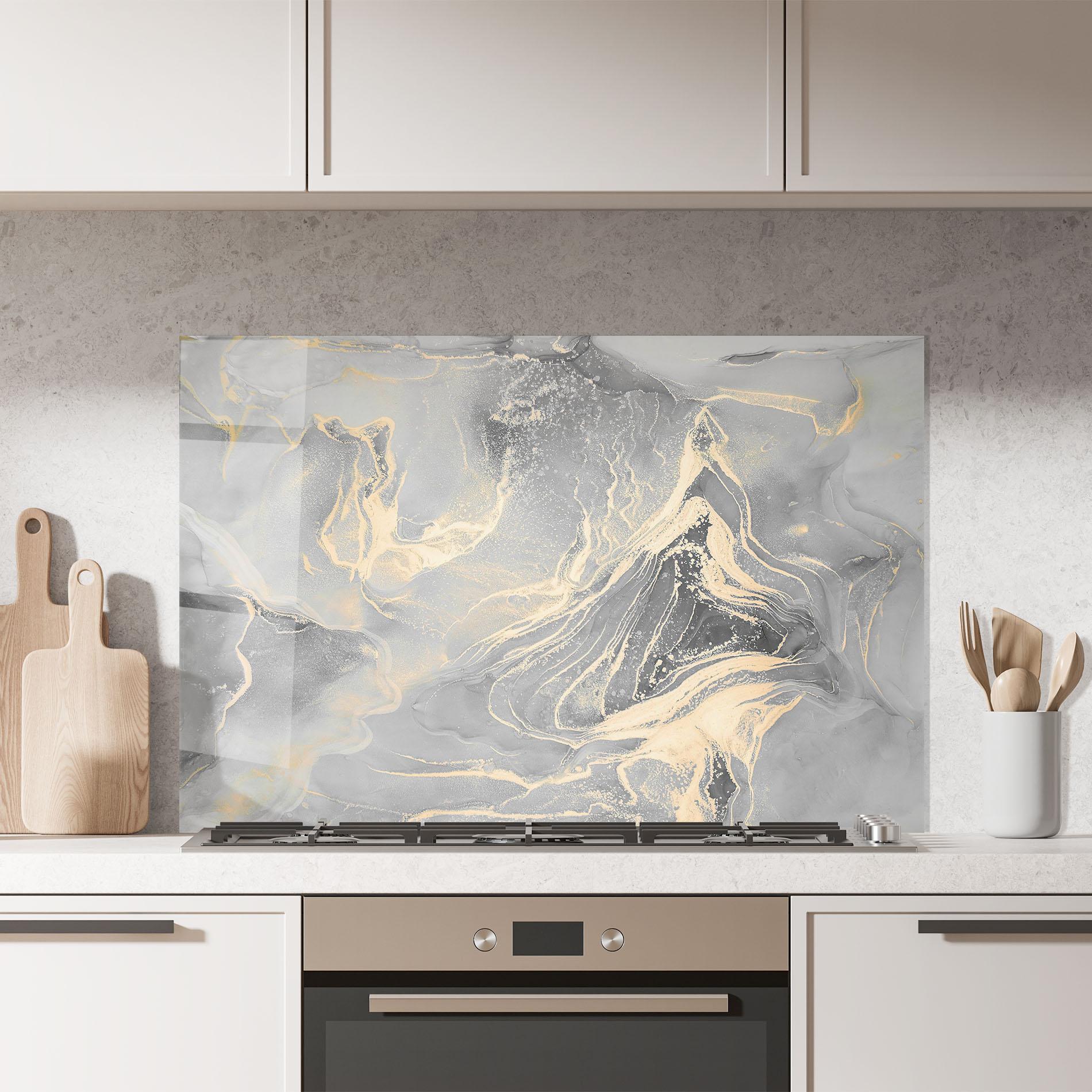 Panel Szklany do Kuchni Abstract Illusion mockup 7