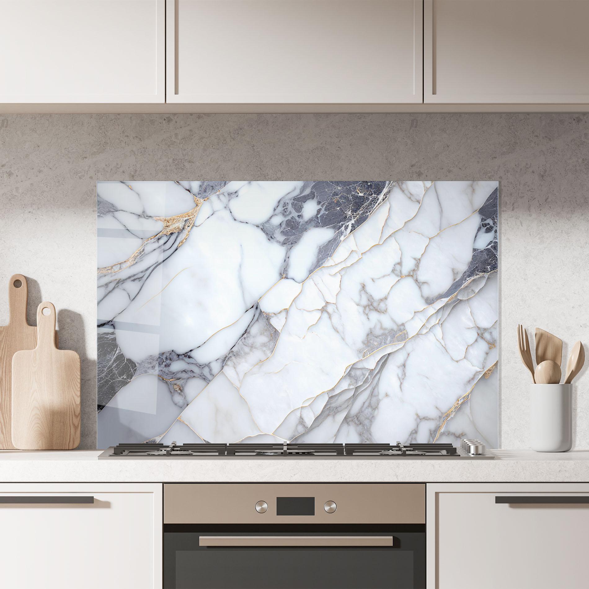 Panel Szklany do Kuchni Marble Glass mockup 7