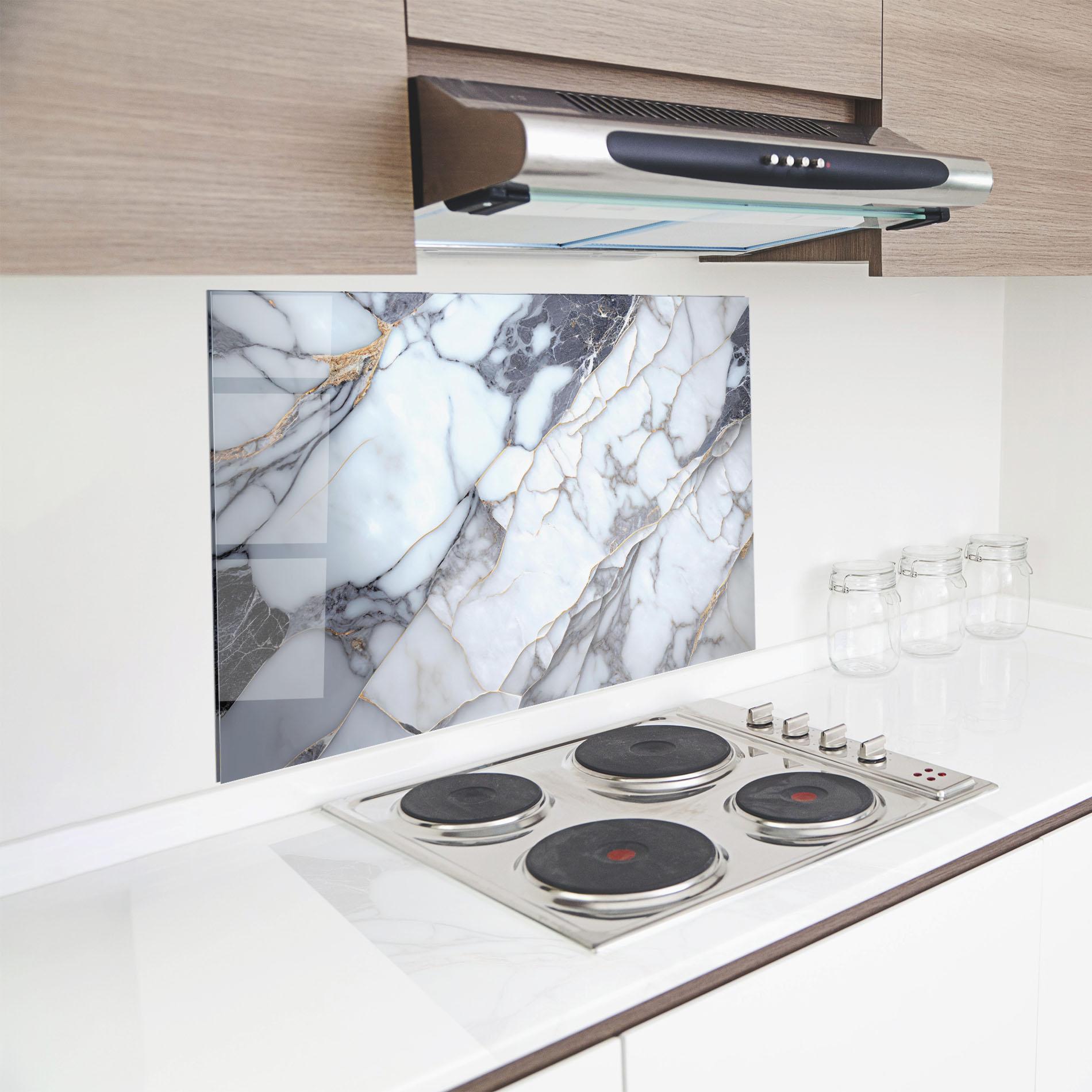 Panel Szklany do Kuchni Marble Glass mockup 8