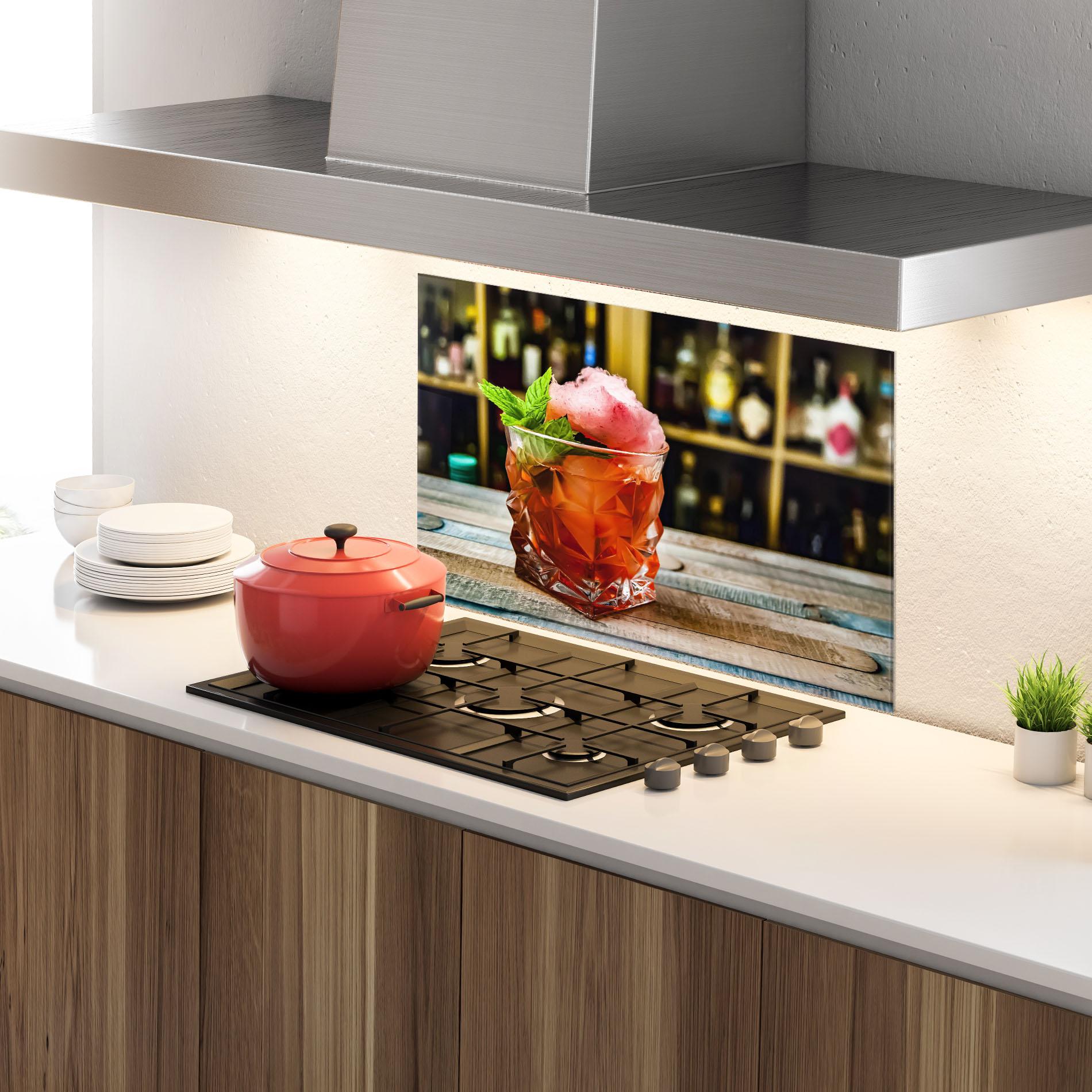 Panel Szklany do Kuchni Cola Drink mockup 4