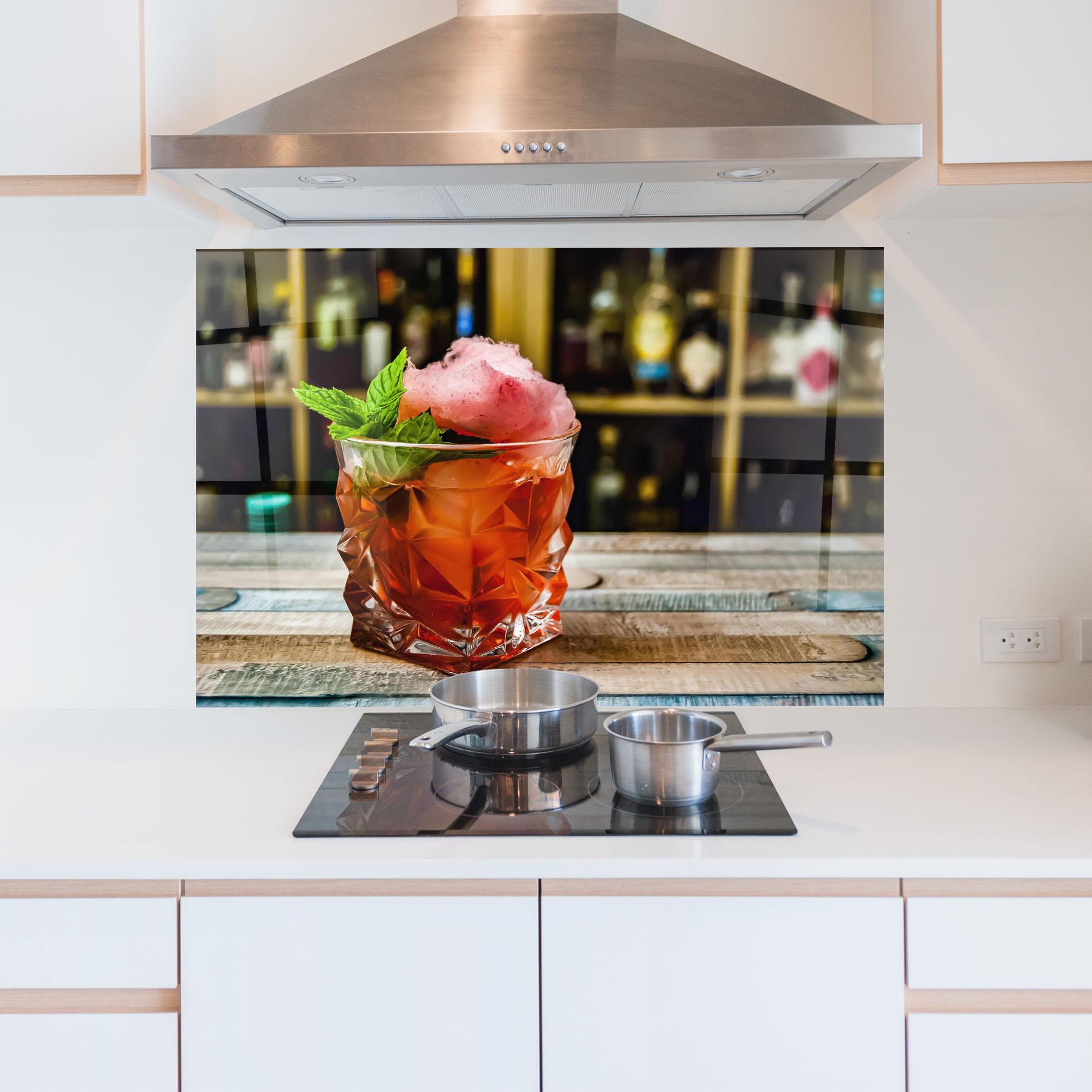 Panel Szklany do Kuchni Cola Drink mockup 5