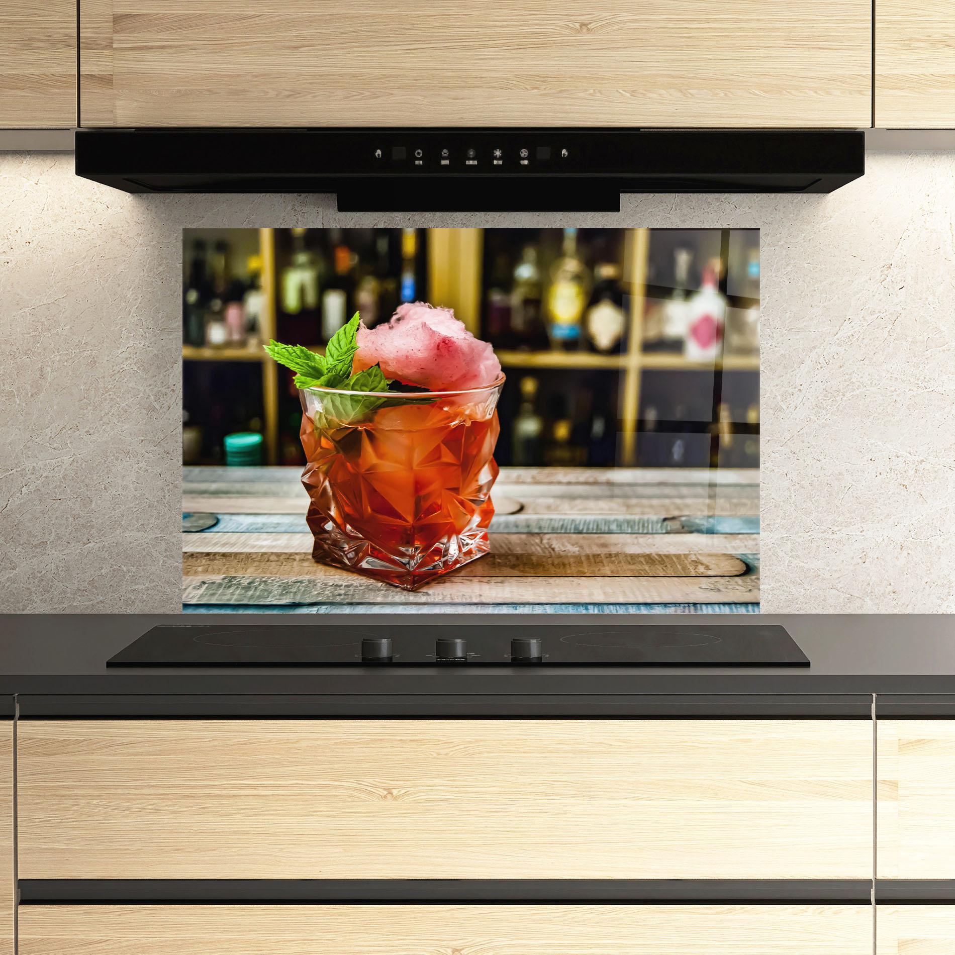 Panel Szklany do Kuchni Cola Drink mockup 3