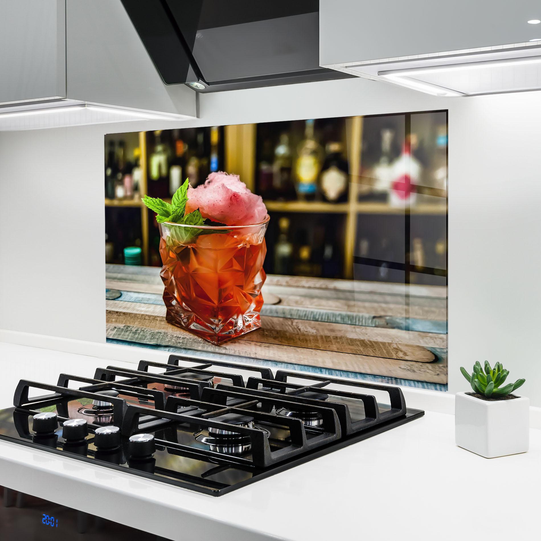 Panel Szklany do Kuchni Cola Drink mockup 6