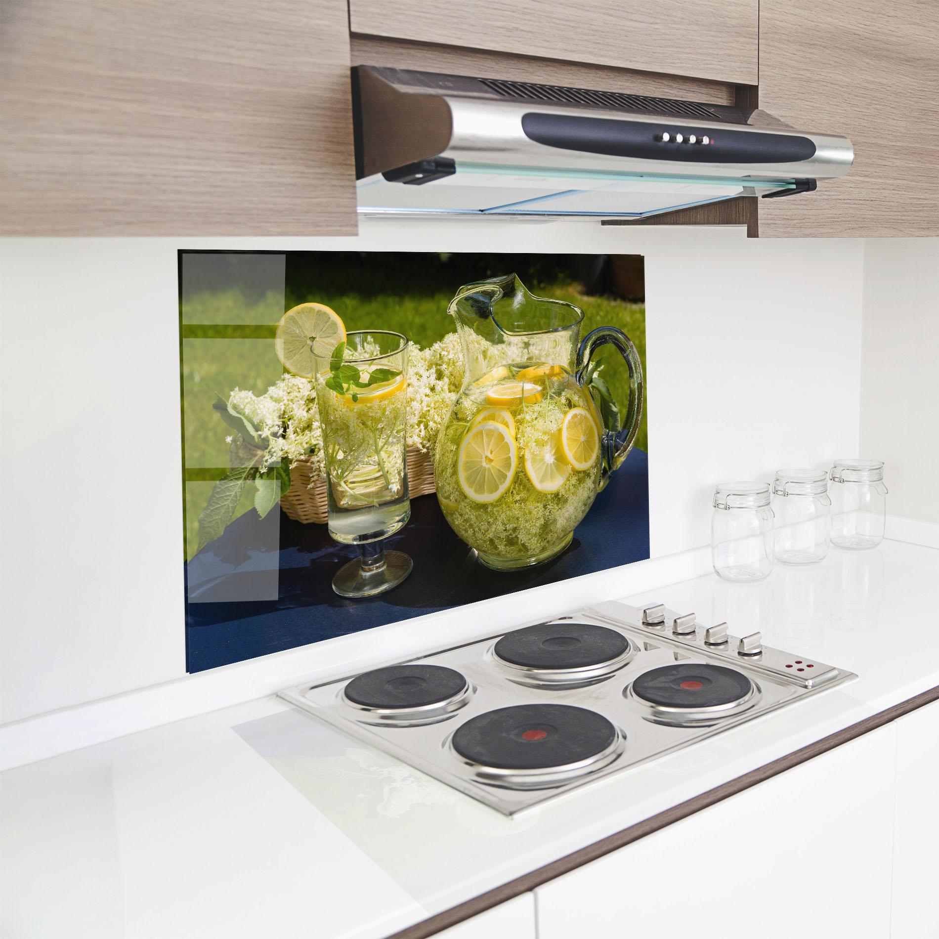 Panel Szklany do Kuchni Lemonade Outside mockup 8
