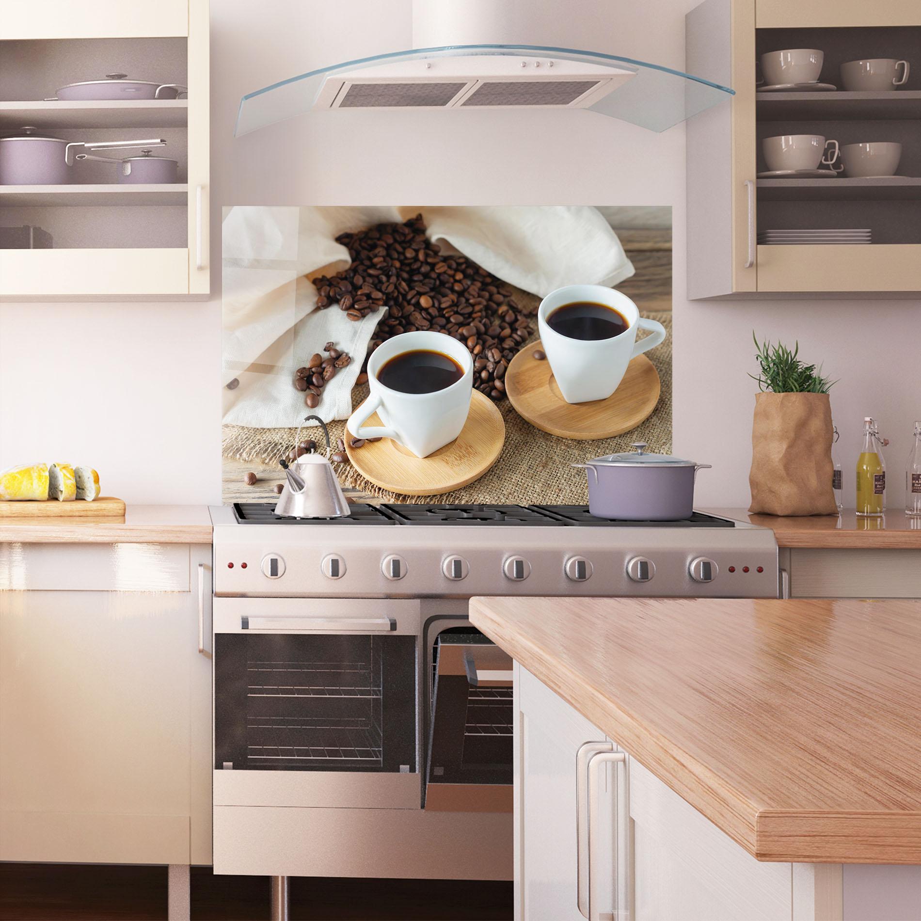 Panel Szklany do Kuchni Fresh Espresso mockup 1