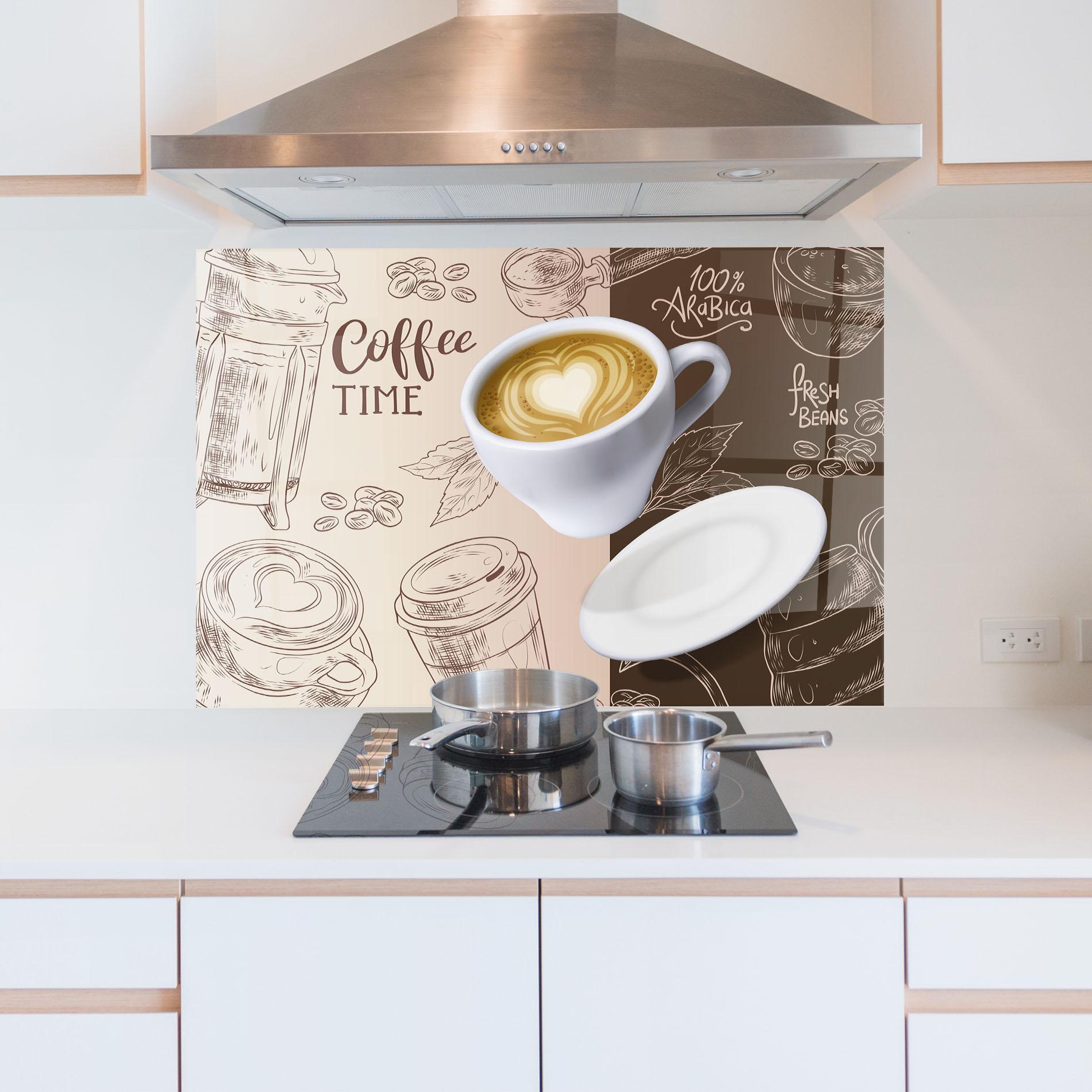 Panel Szklany do Kuchni Fresh Beans mockup 5