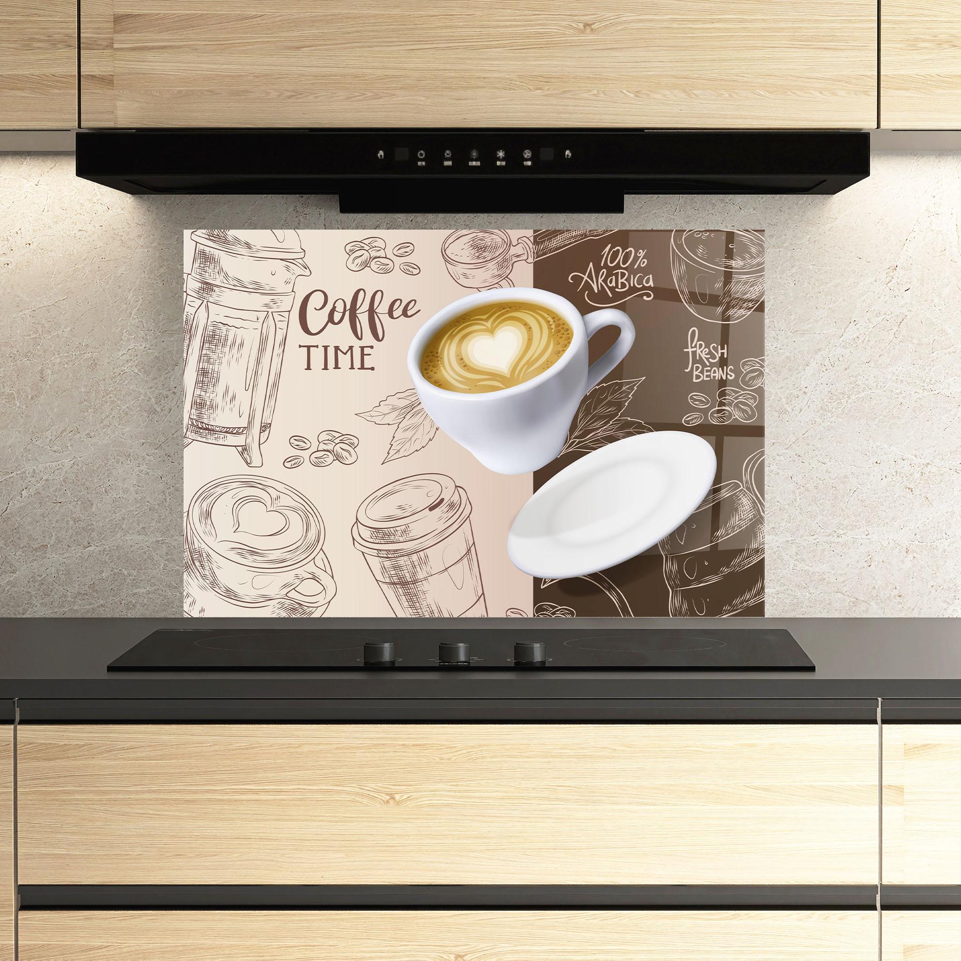 Panel Szklany do Kuchni Fresh Beans mockup 3