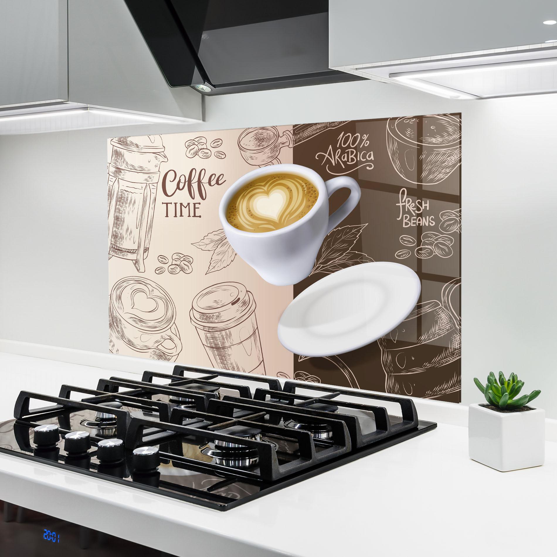 Panel Szklany do Kuchni Fresh Beans mockup 6