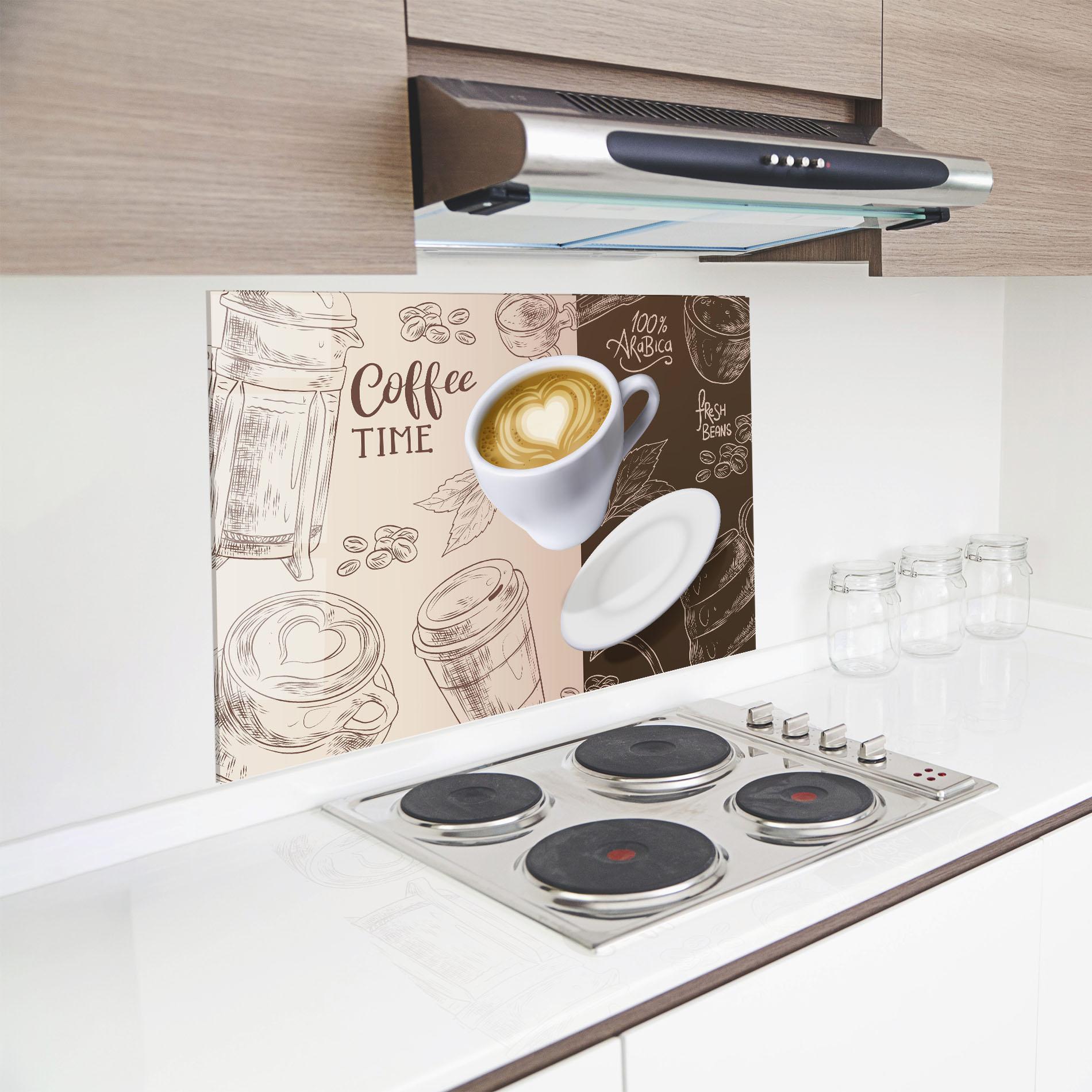 Panel Szklany do Kuchni Fresh Beans mockup 8