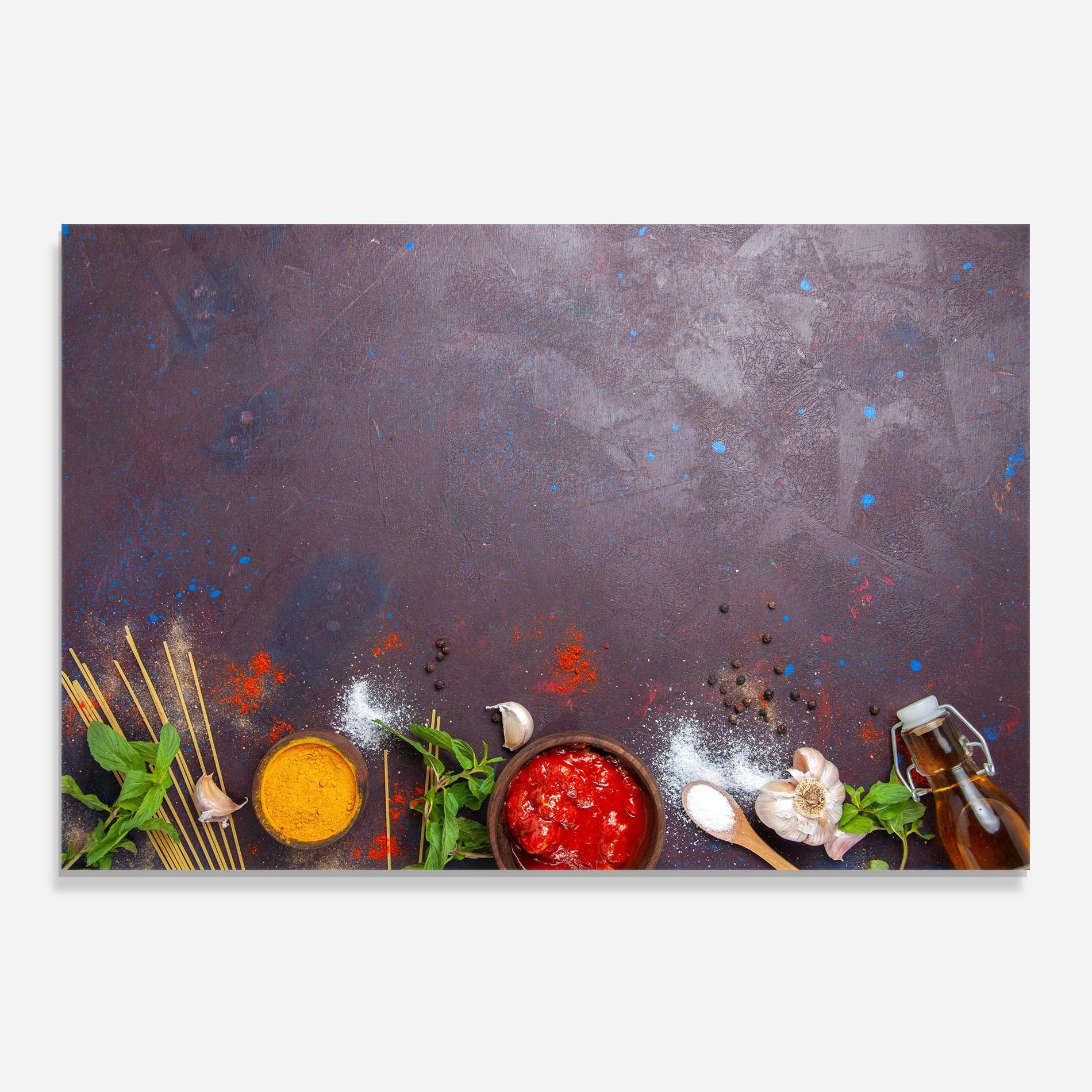 Panel Szklany do Kuchni Tomato Sauce mockup 0