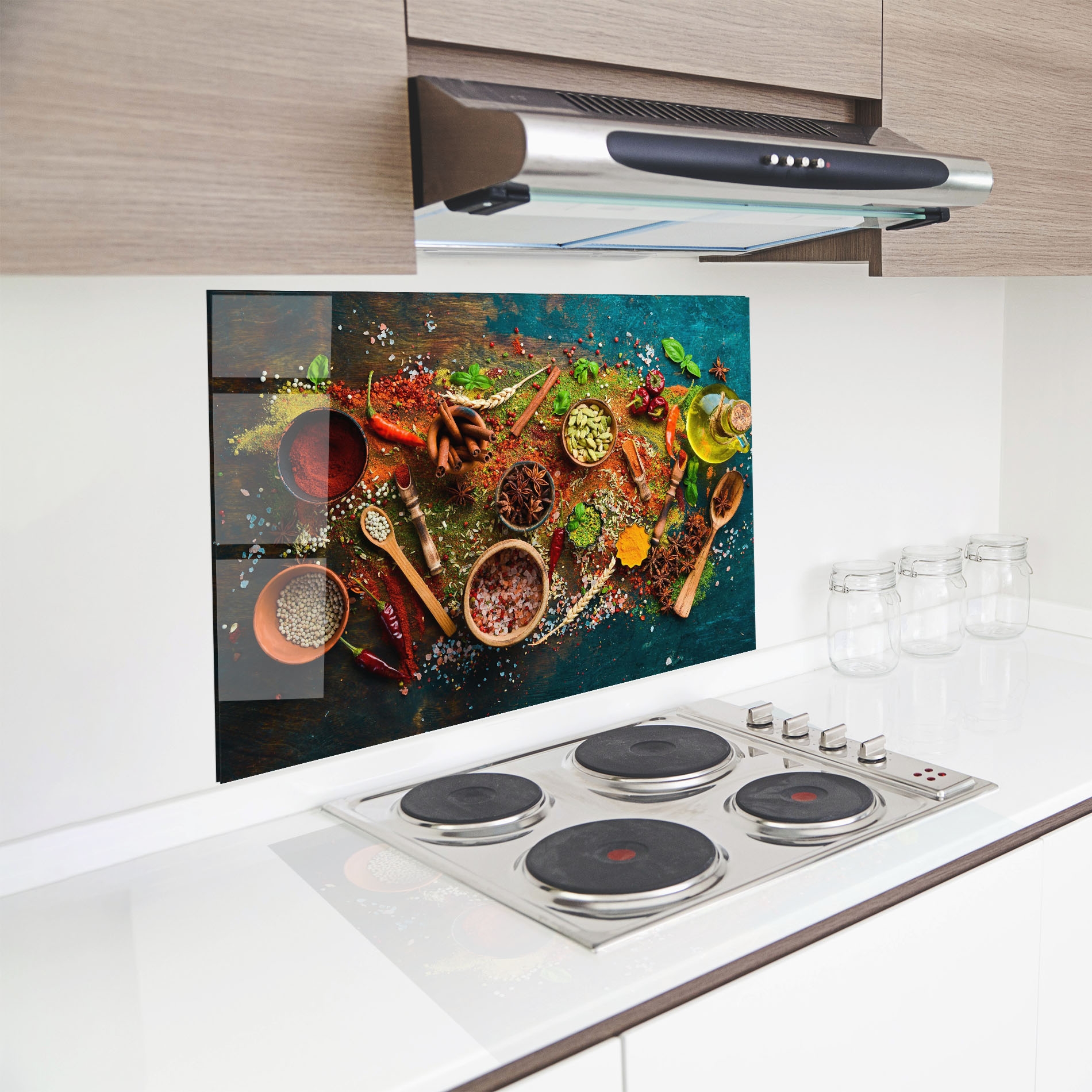 Panel Szklany Do Kuchni Seasonings Mix