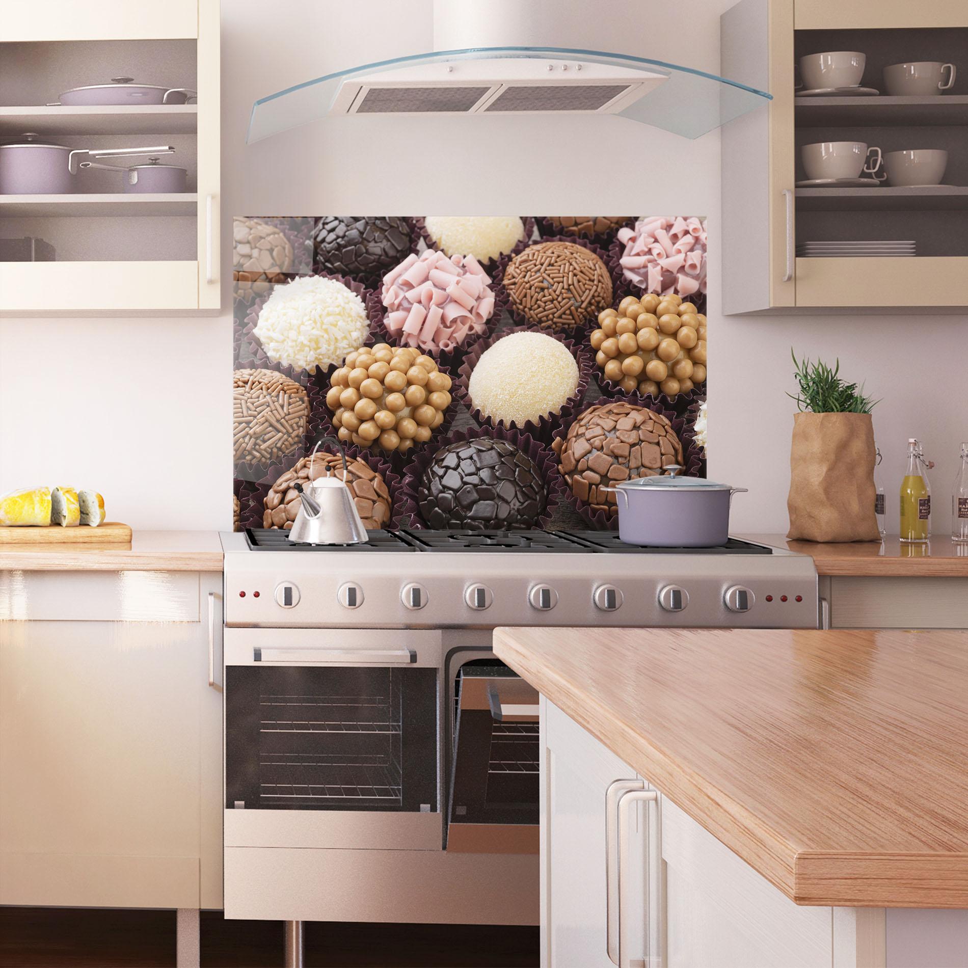 Panel Szklany do Kuchni Brazilian Brigadeiros mockup 1
