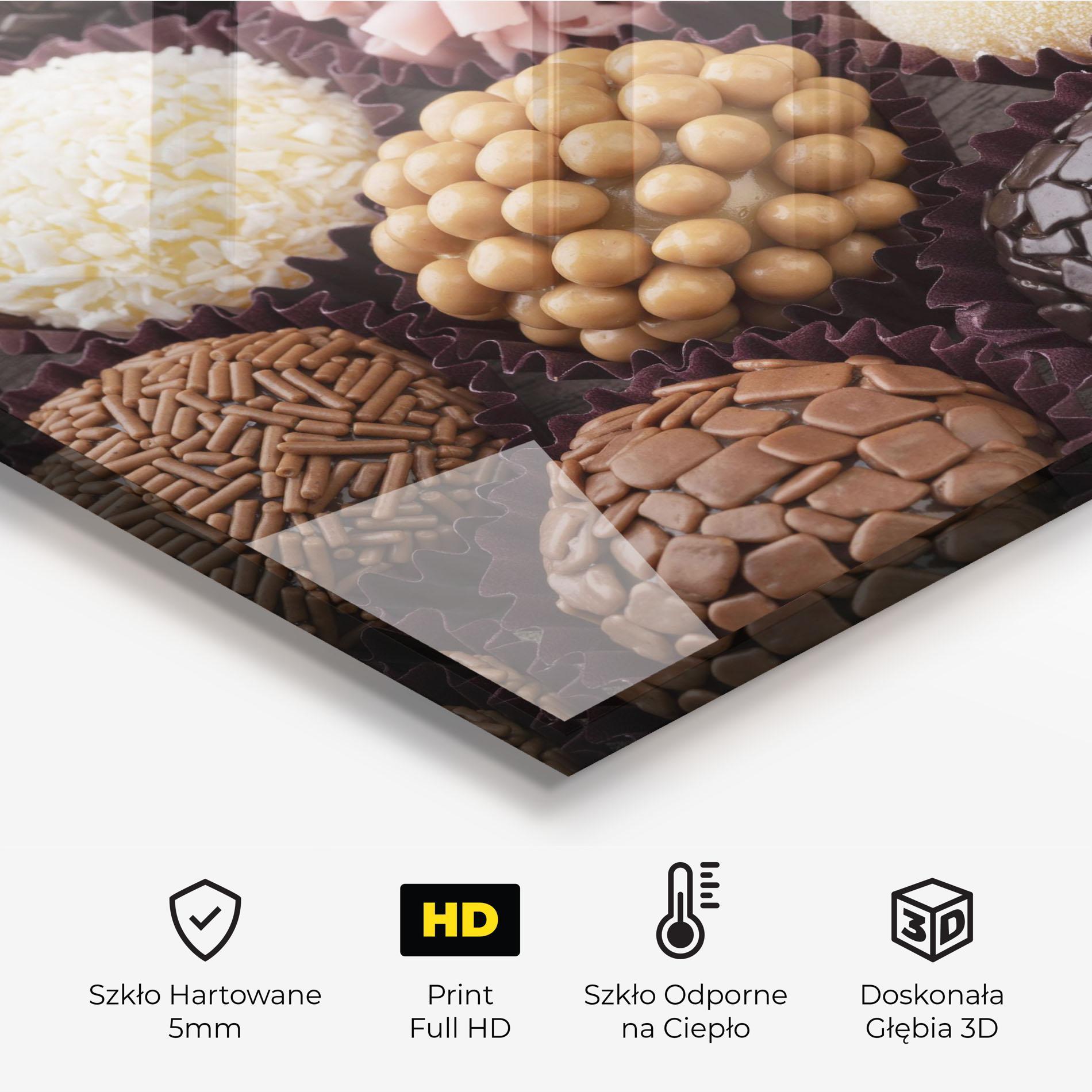 Panel Szklany do Kuchni Brazilian Brigadeiros mockup 2