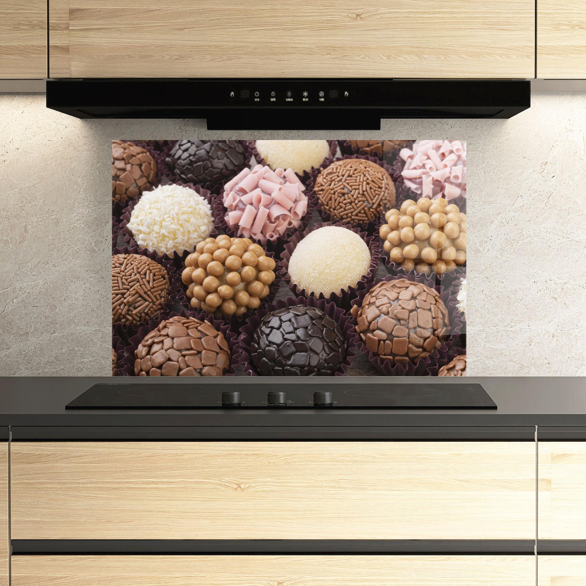 Panel Szklany do Kuchni Brazilian Brigadeiros mockup 3