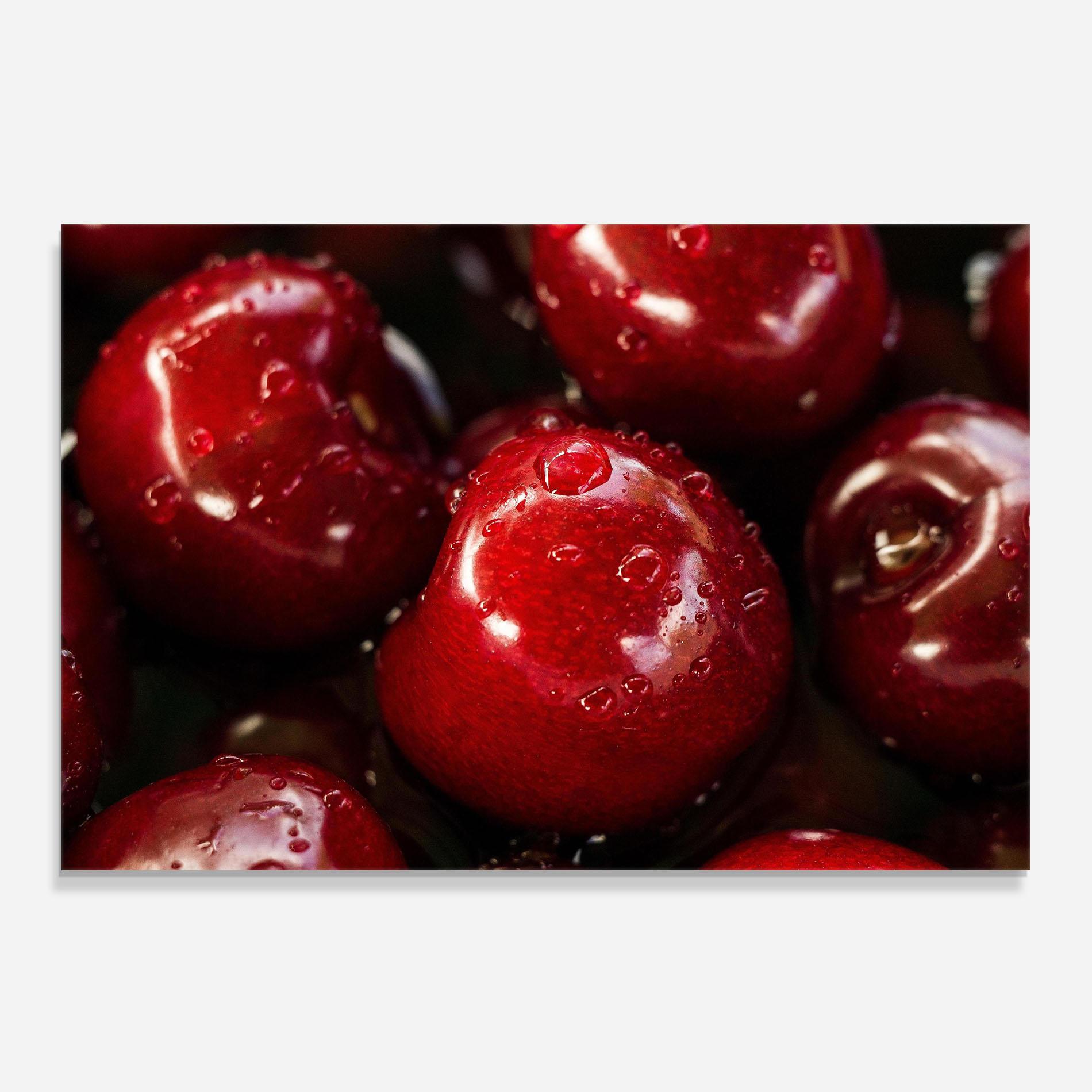 Panel Szklany do Kuchni Cherries mockup 0