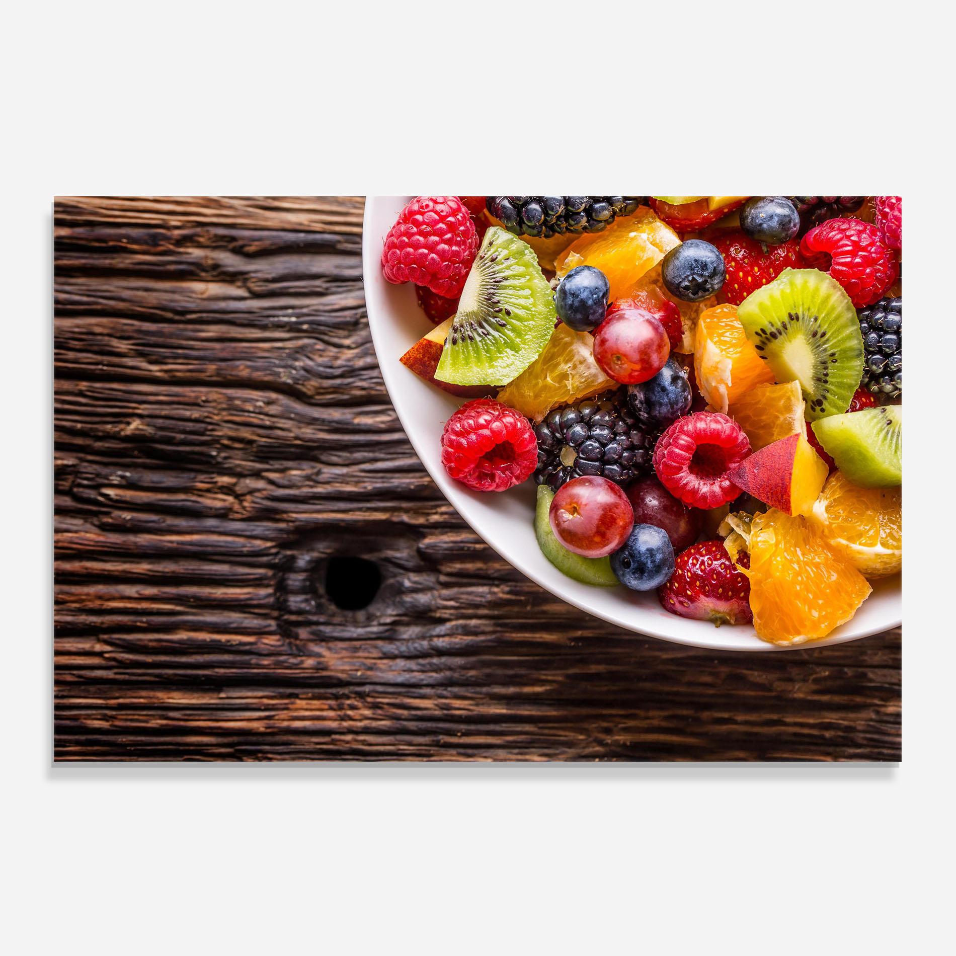 Panel Szklany do Kuchni Fresh Fruit Salad mockup 0