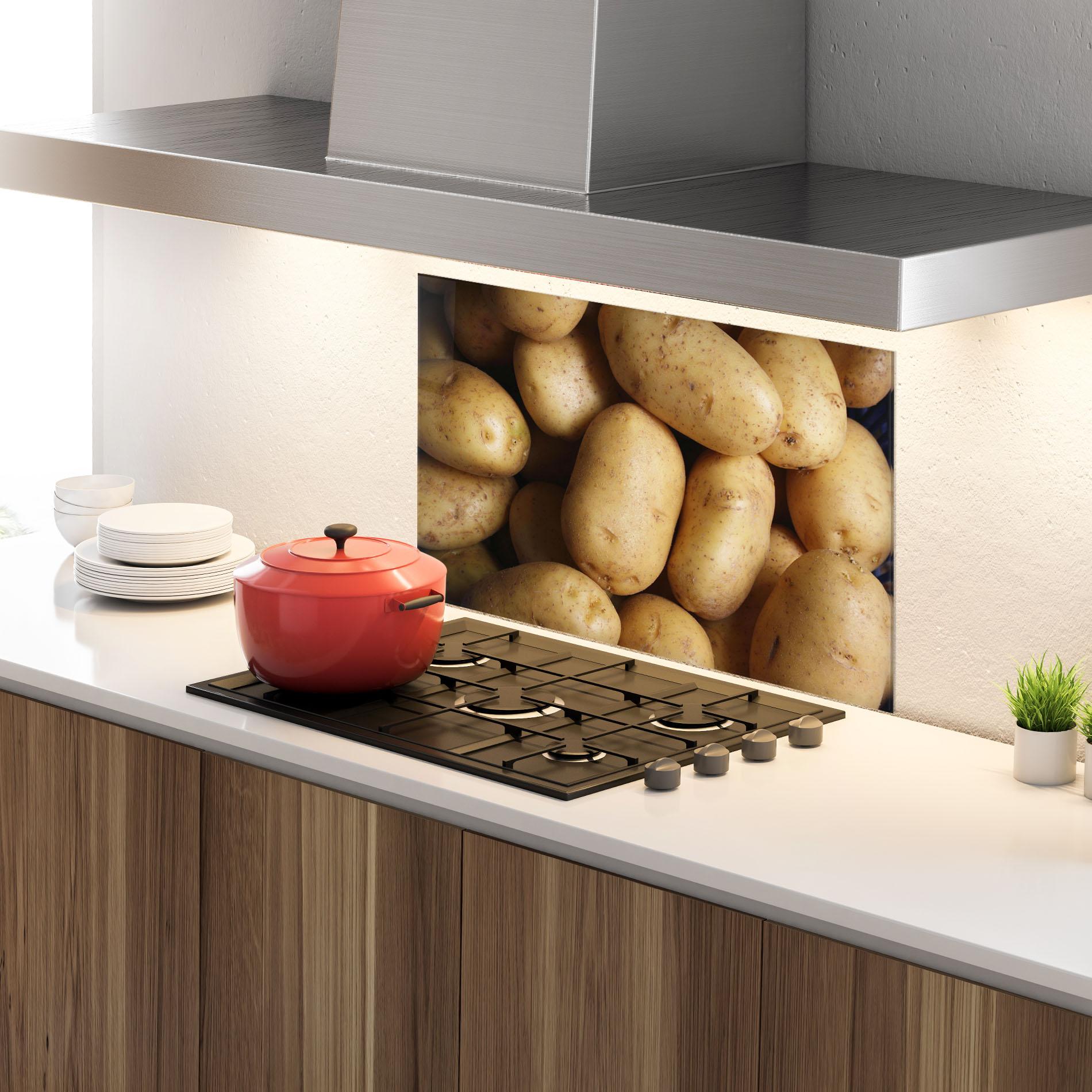 Panel Szklany do Kuchni Potato View mockup 4