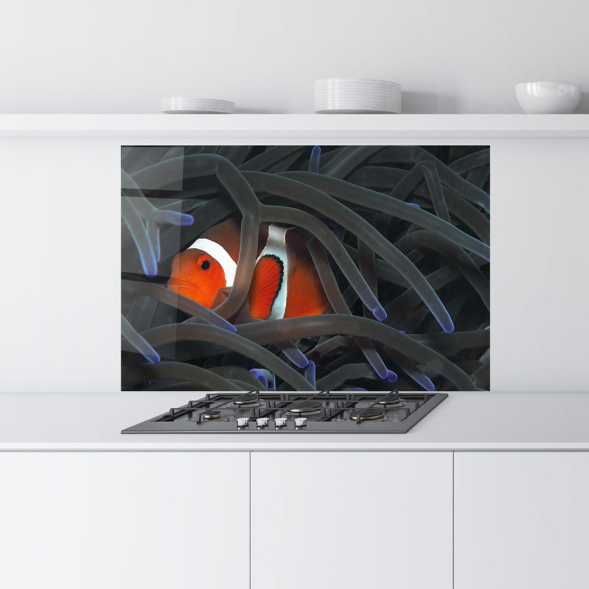 Panel Szklany do Kuchni Nemo Hiding mockup 9