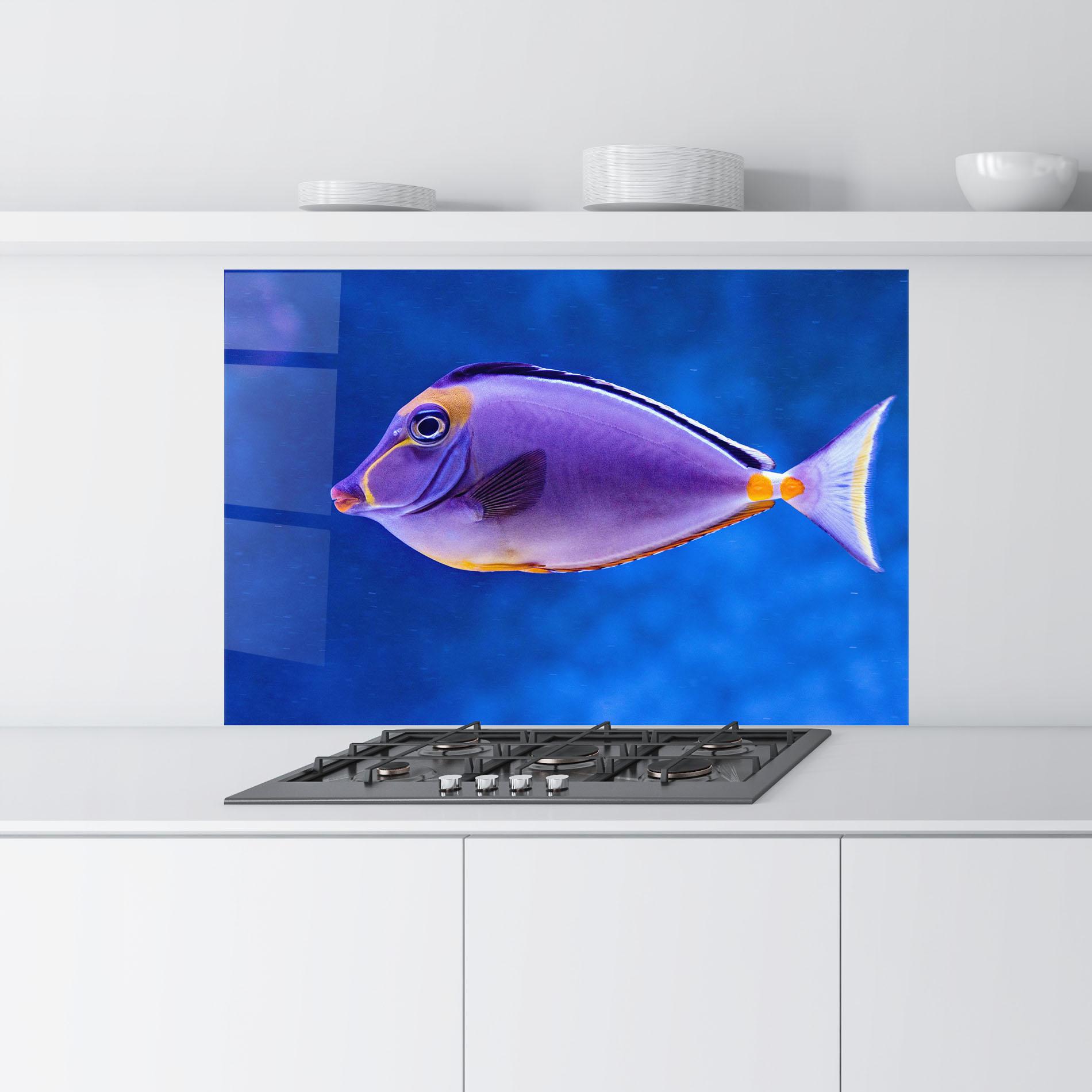 Panel Szklany do Kuchni Pink Lips Fish mockup 9