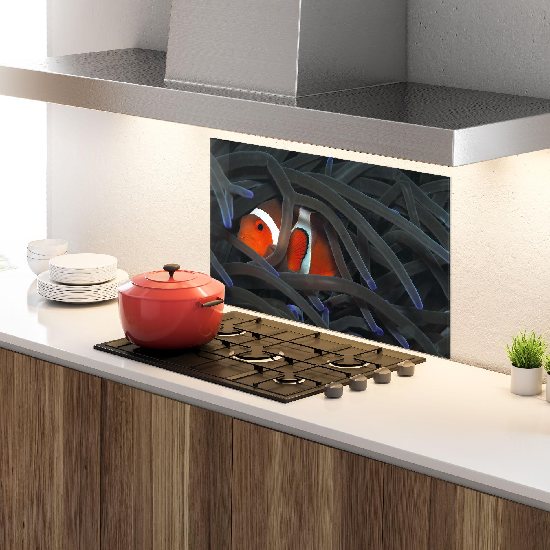 Panel Szklany do Kuchni Nemo Hiding mockup 4