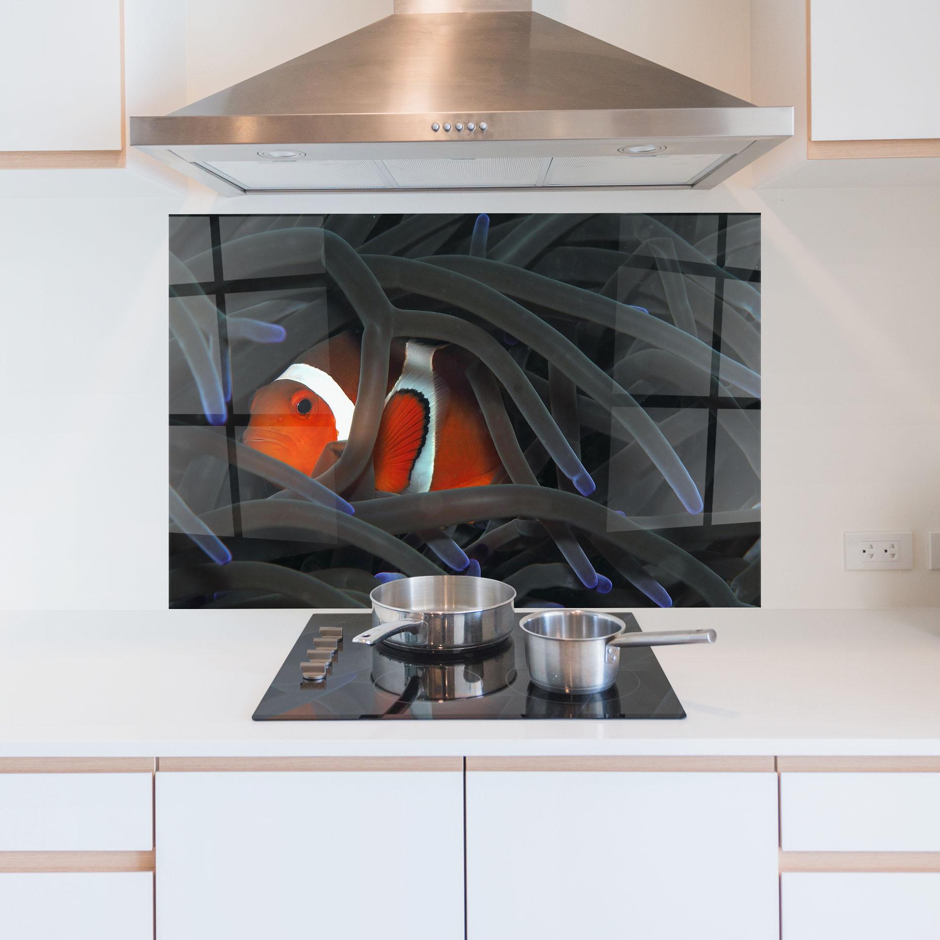 Panel Szklany do Kuchni Nemo Hiding mockup 5